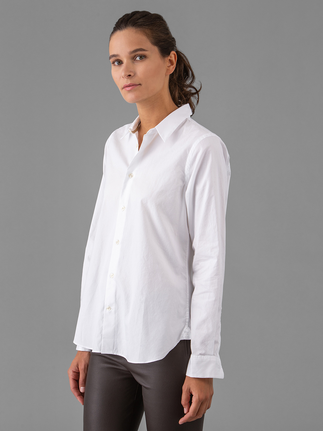 Detailansicht von Baumwollbluse von FIL NOIR