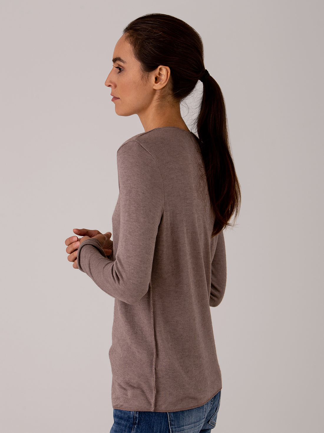 Detailansicht von Langarmshirt von PUROTATTO