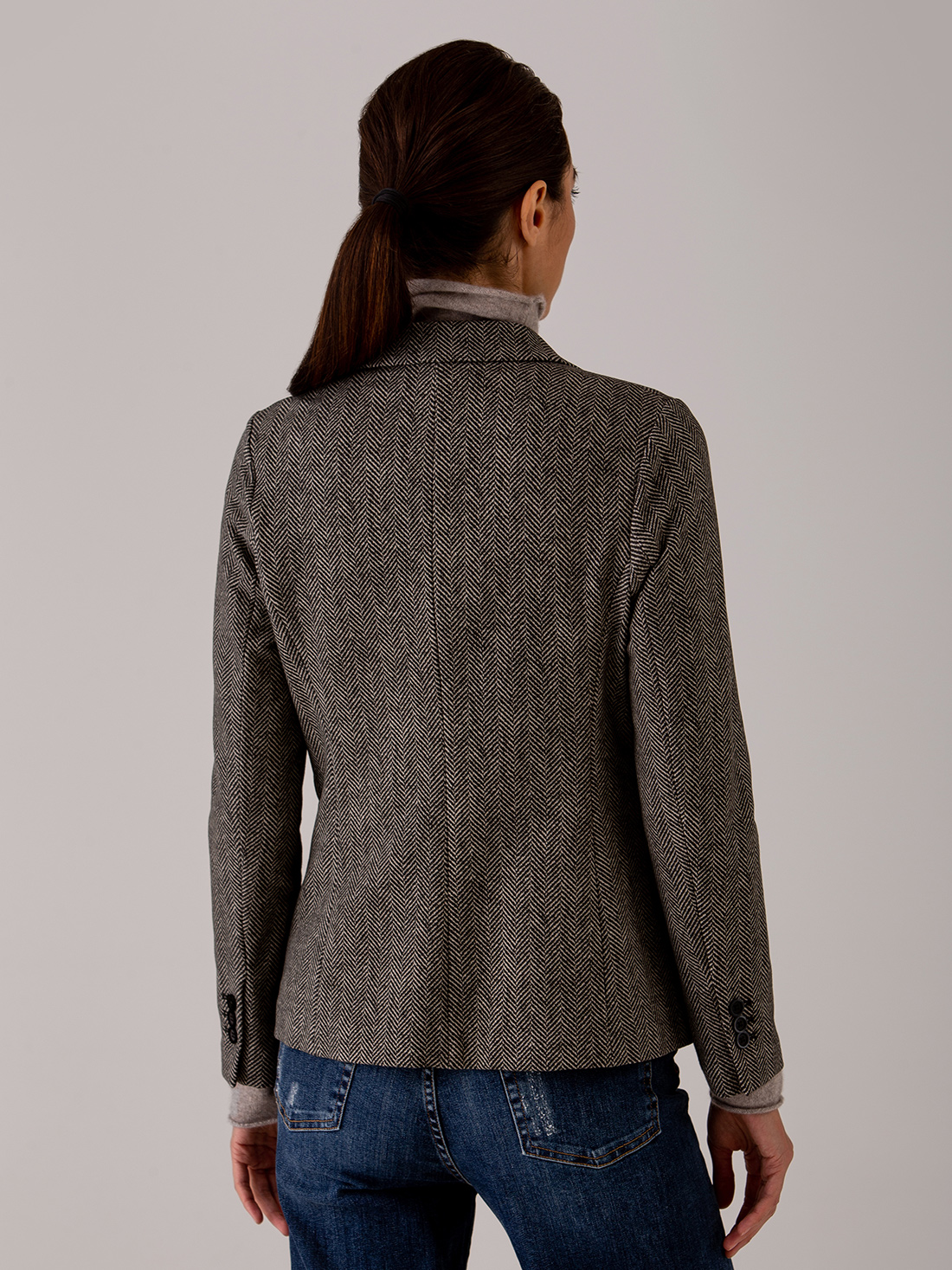 Detailansicht von Blazer aus Baumwolle von CIRCOLO