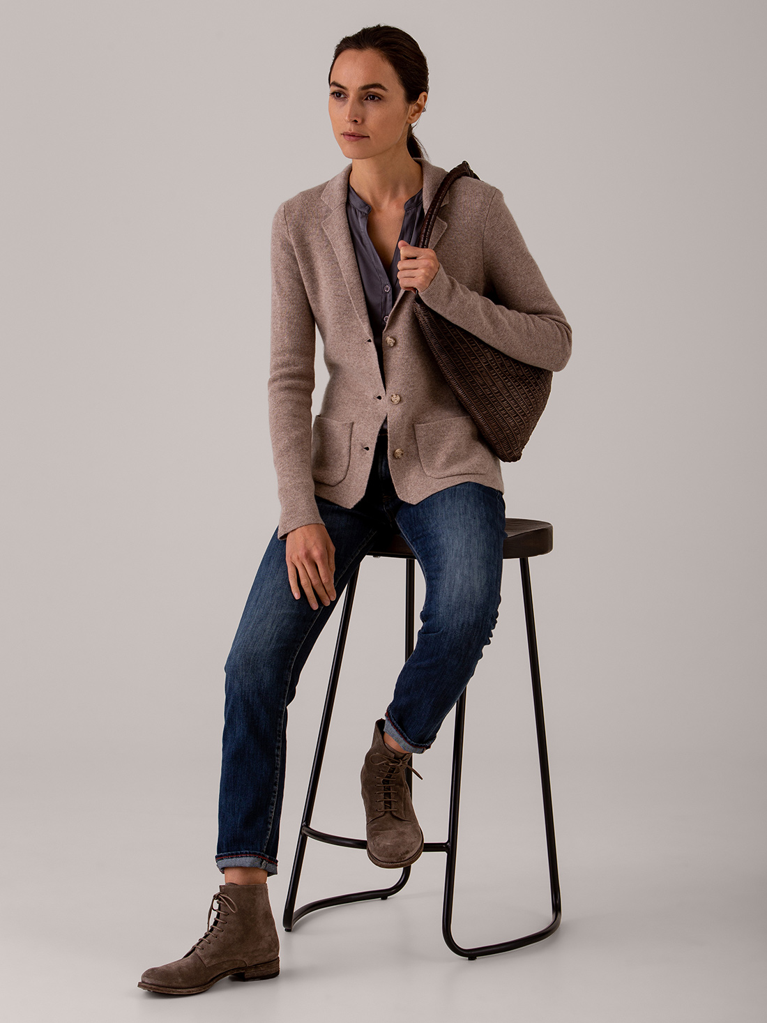 Detailansicht von Blazer aus Wolle von DANIELS