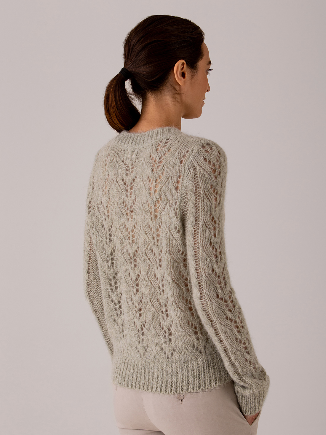 Detailansicht von Pullover mit Lochstrick von DANIELS