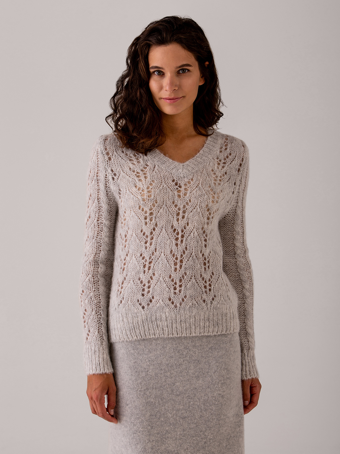 Detailansicht von Pullover mit Lochstrick von DANIELS