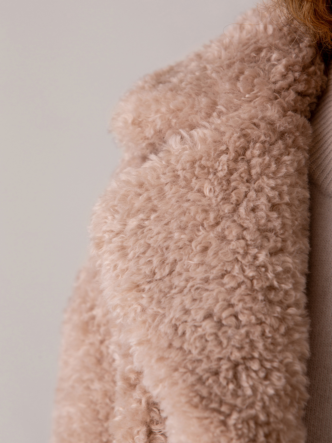 Detailansicht von Teddy-Mantel von HERNO