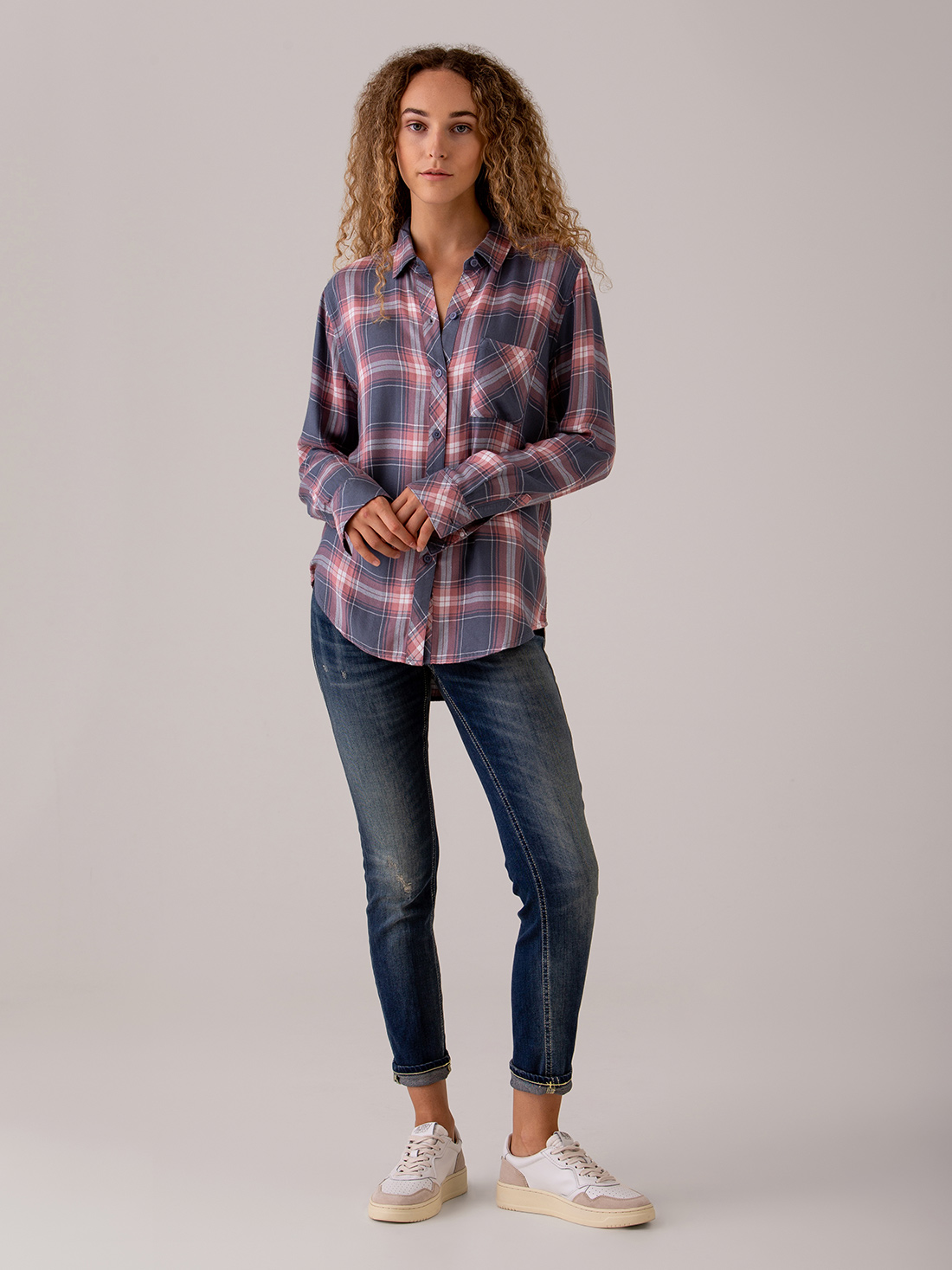 Detailansicht von Karobluse von RAILS