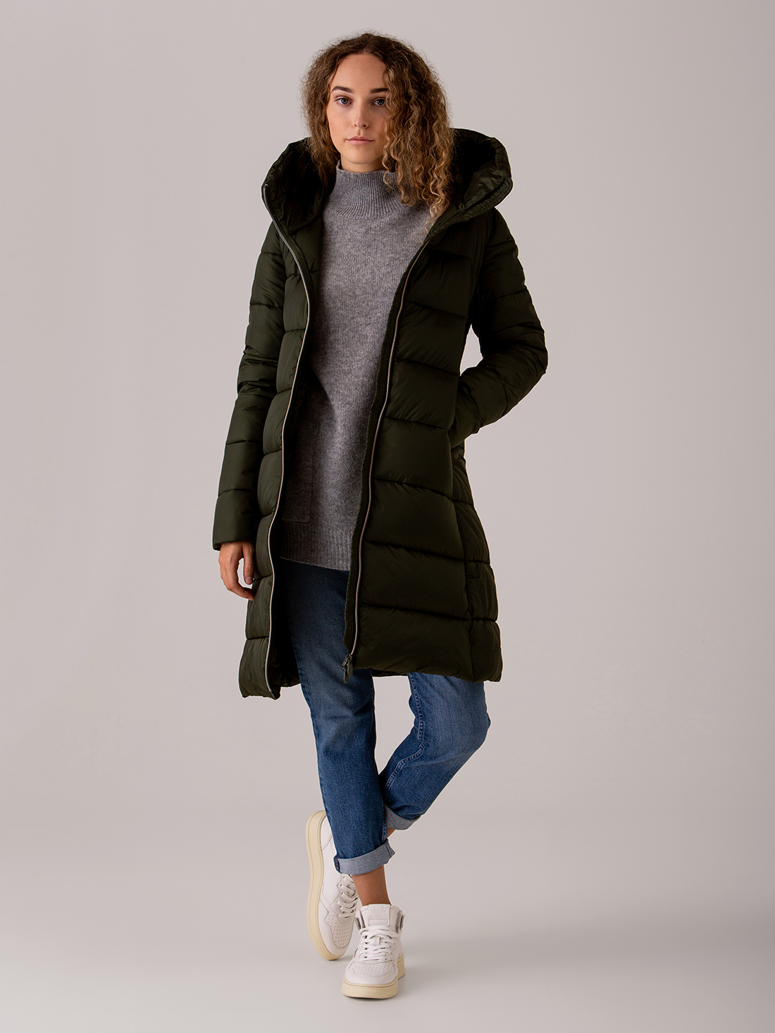 Detailansicht von Steppmantel von SAVE THE DUCK