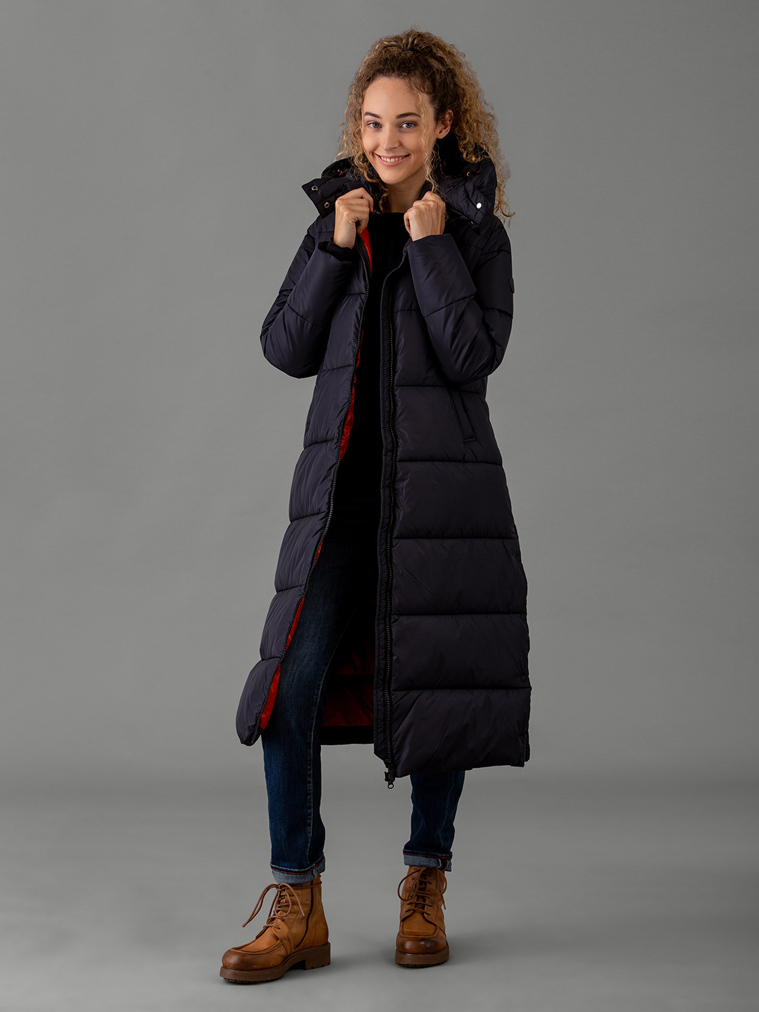 Detailansicht von Steppmantel von SAVE THE DUCK