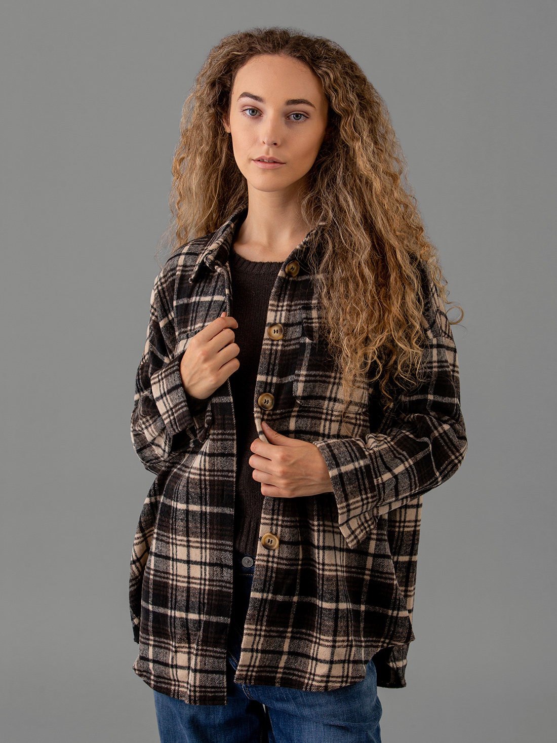 Detailansicht von Karohemd von JC SOPHIE