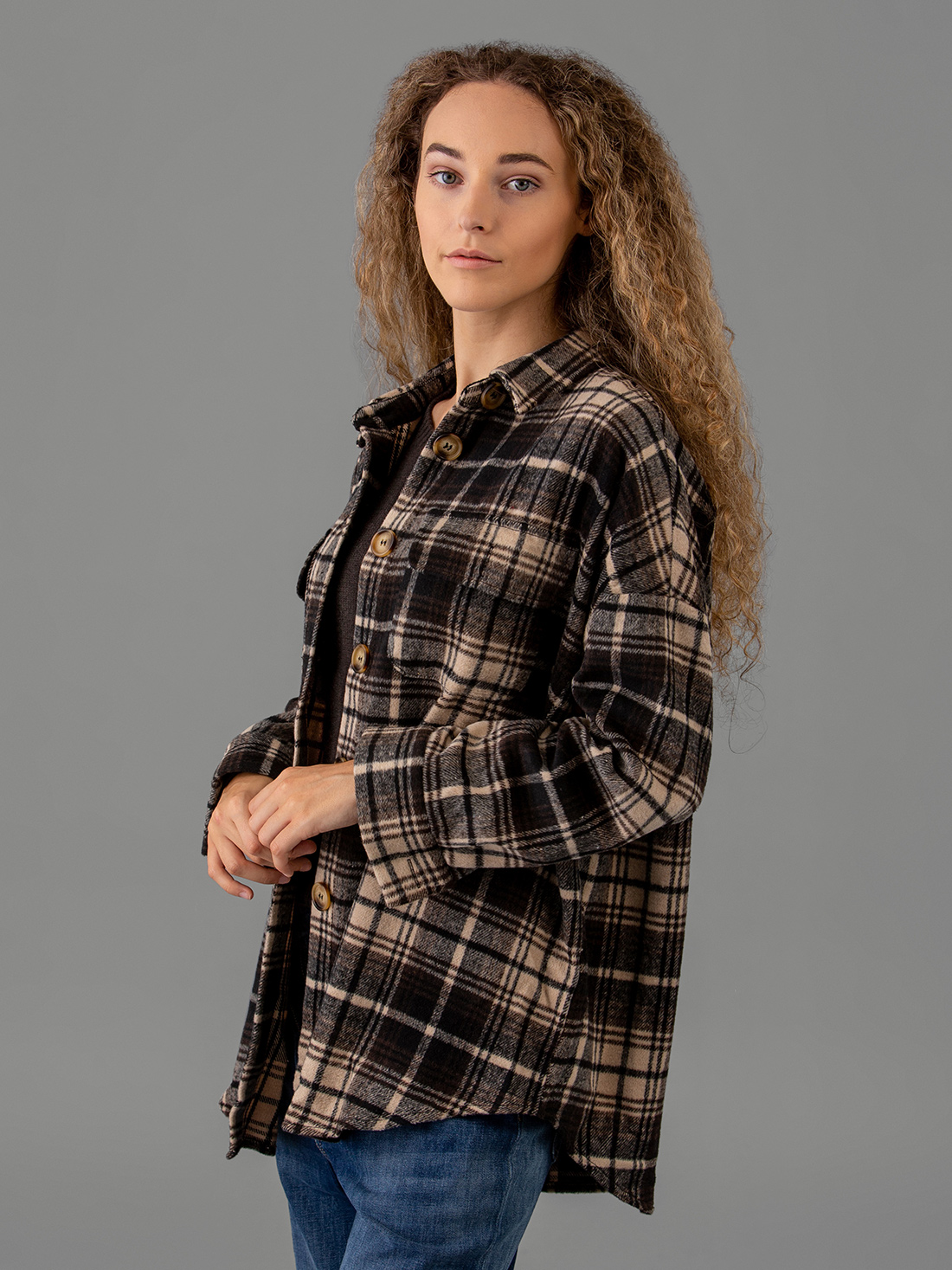 Detailansicht von Karohemd von JC SOPHIE