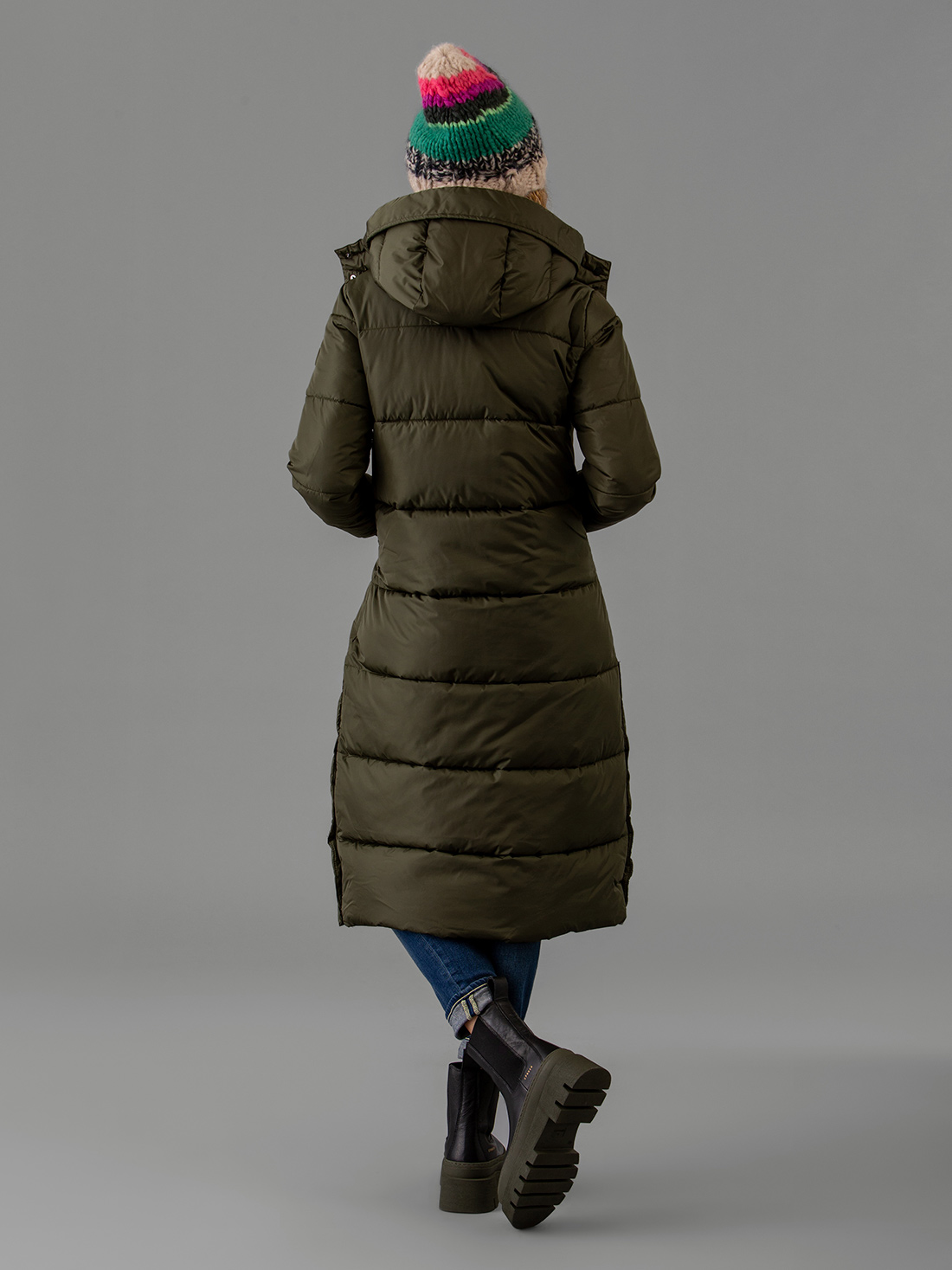 Detailansicht von Steppmantel von SAVE THE DUCK