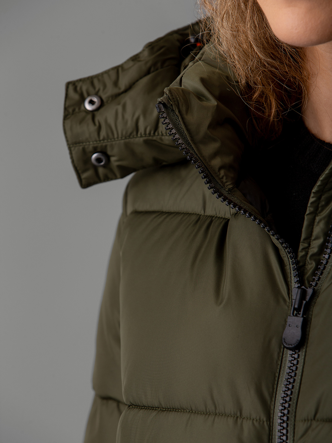 Detailansicht von Steppmantel von SAVE THE DUCK