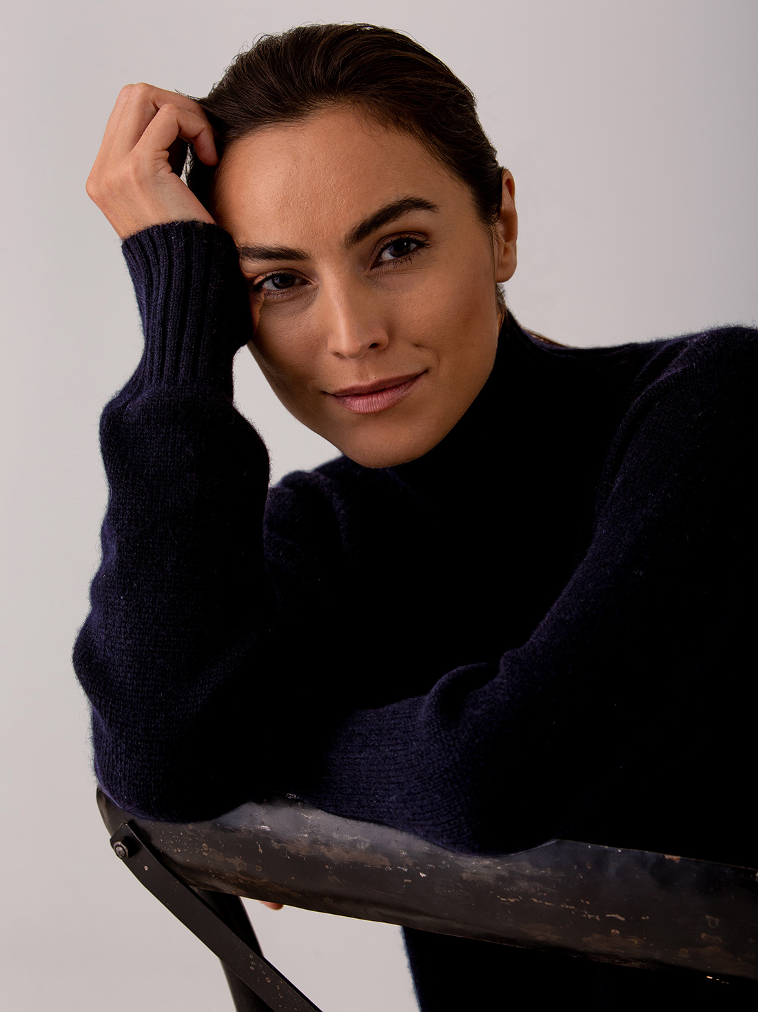 Detailansicht von Turtleneck Pullover aus Schurwolle von ALLUDE