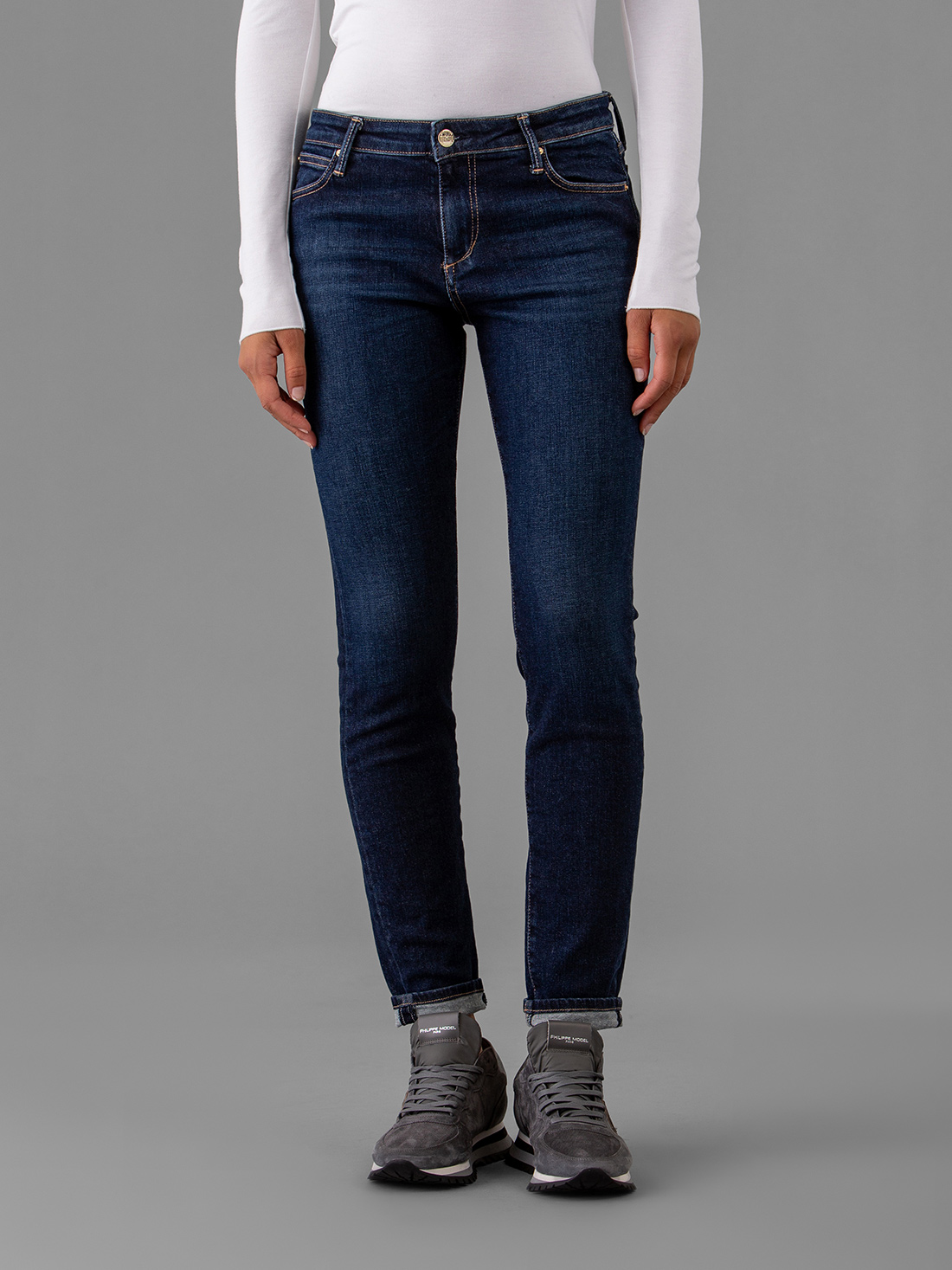 Detailansicht von Skinny Fit Jeans von THE NIM