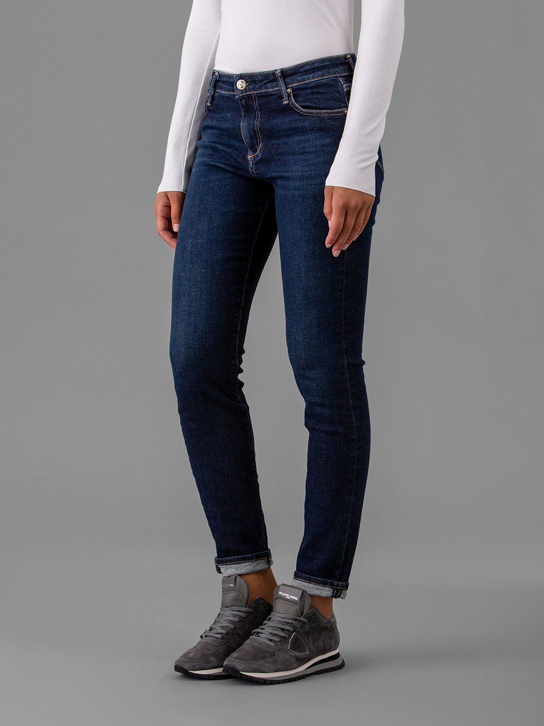 Detailansicht von Skinny Fit Jeans von THE NIM