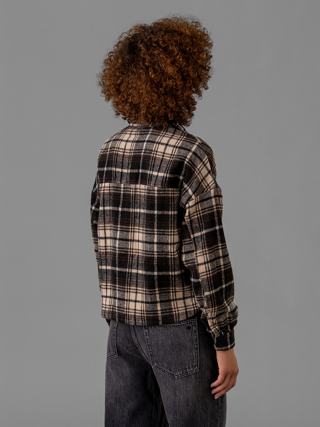 Detailansicht von Oversize Karohemd von JC SOPHIE