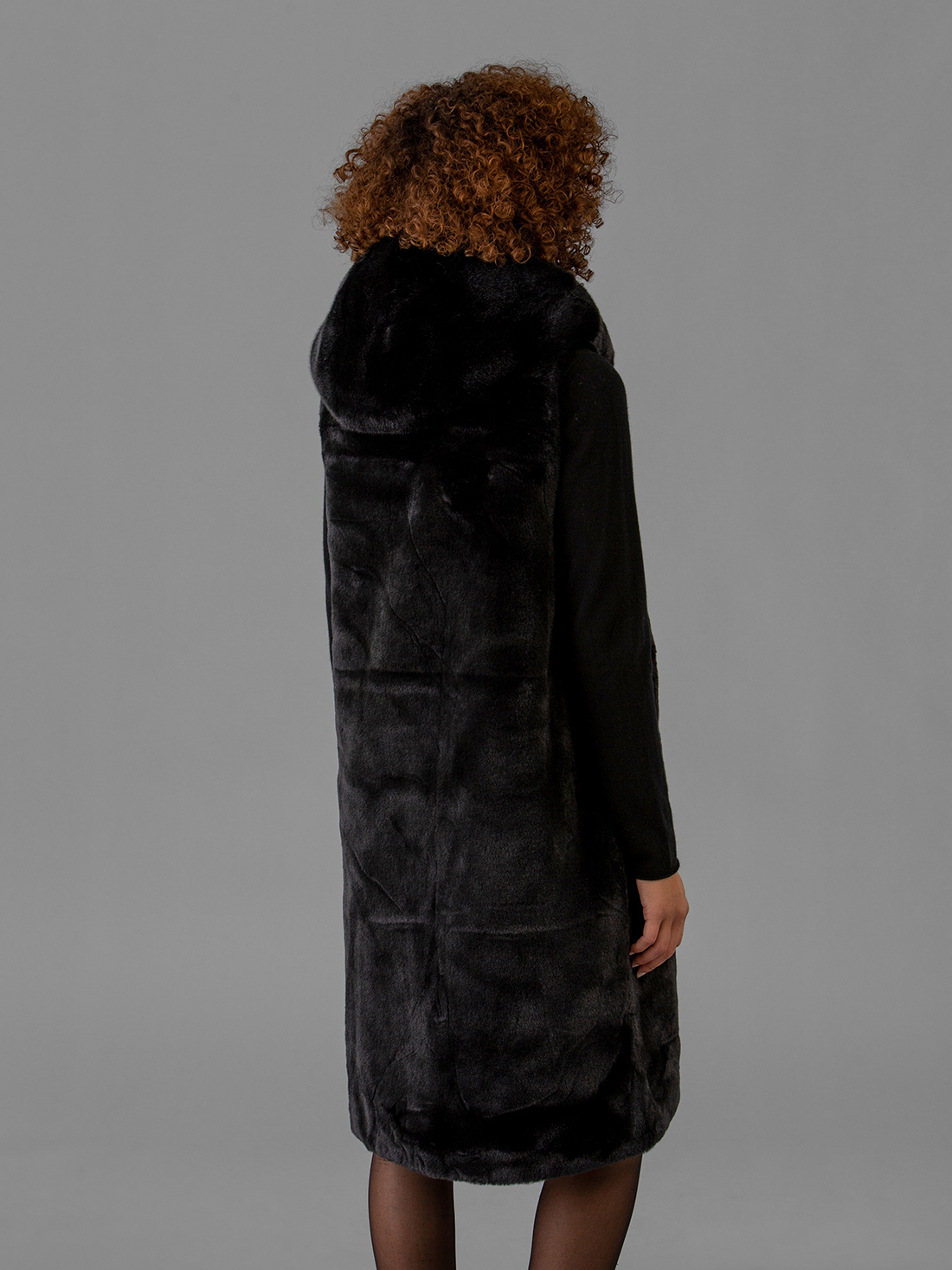 Detailansicht von Kunstfellweste von BOMBOOGIE