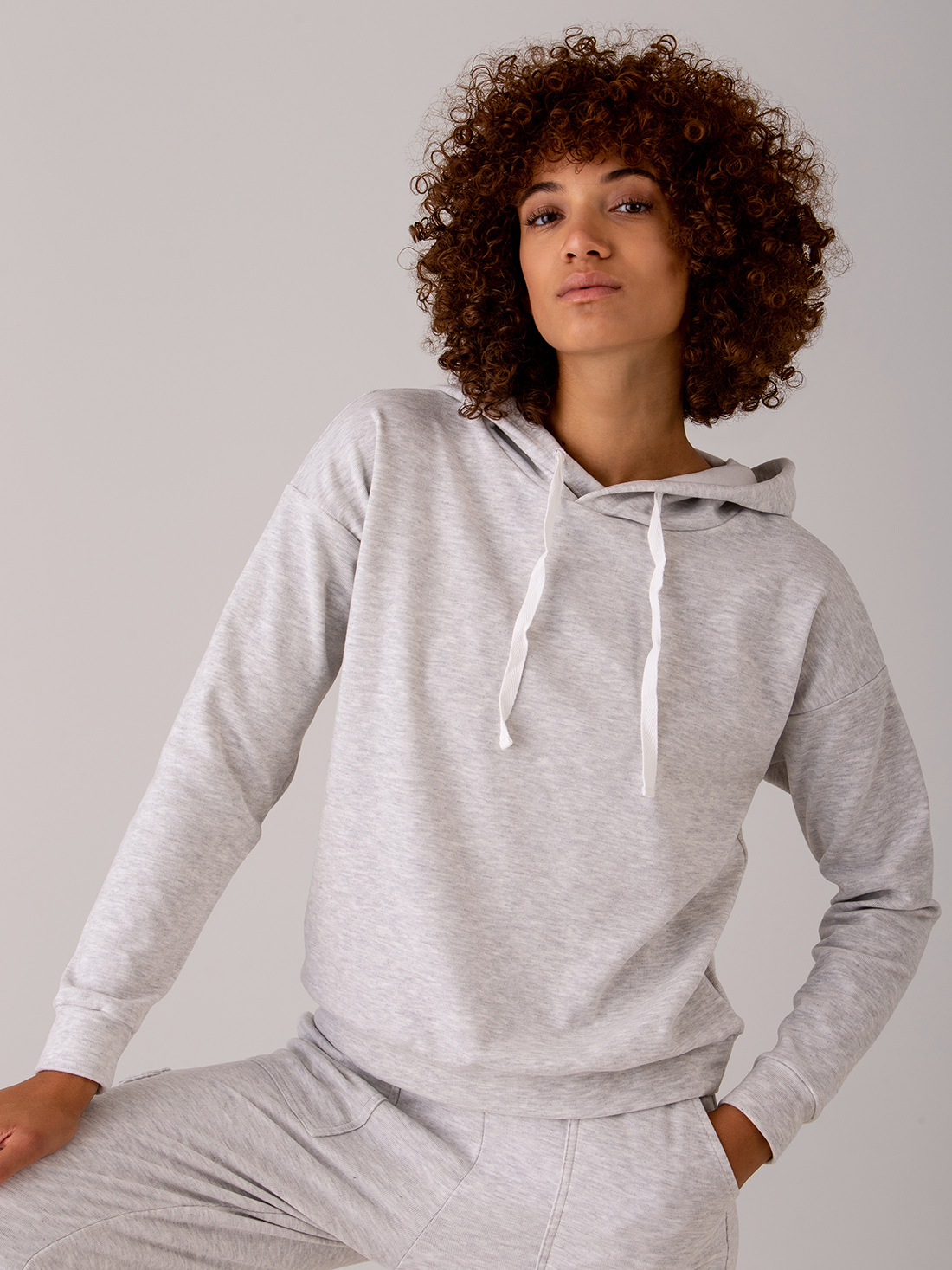 Detailansicht von Kapuzen-Sweatshirt von BOBI LOS ANGELES