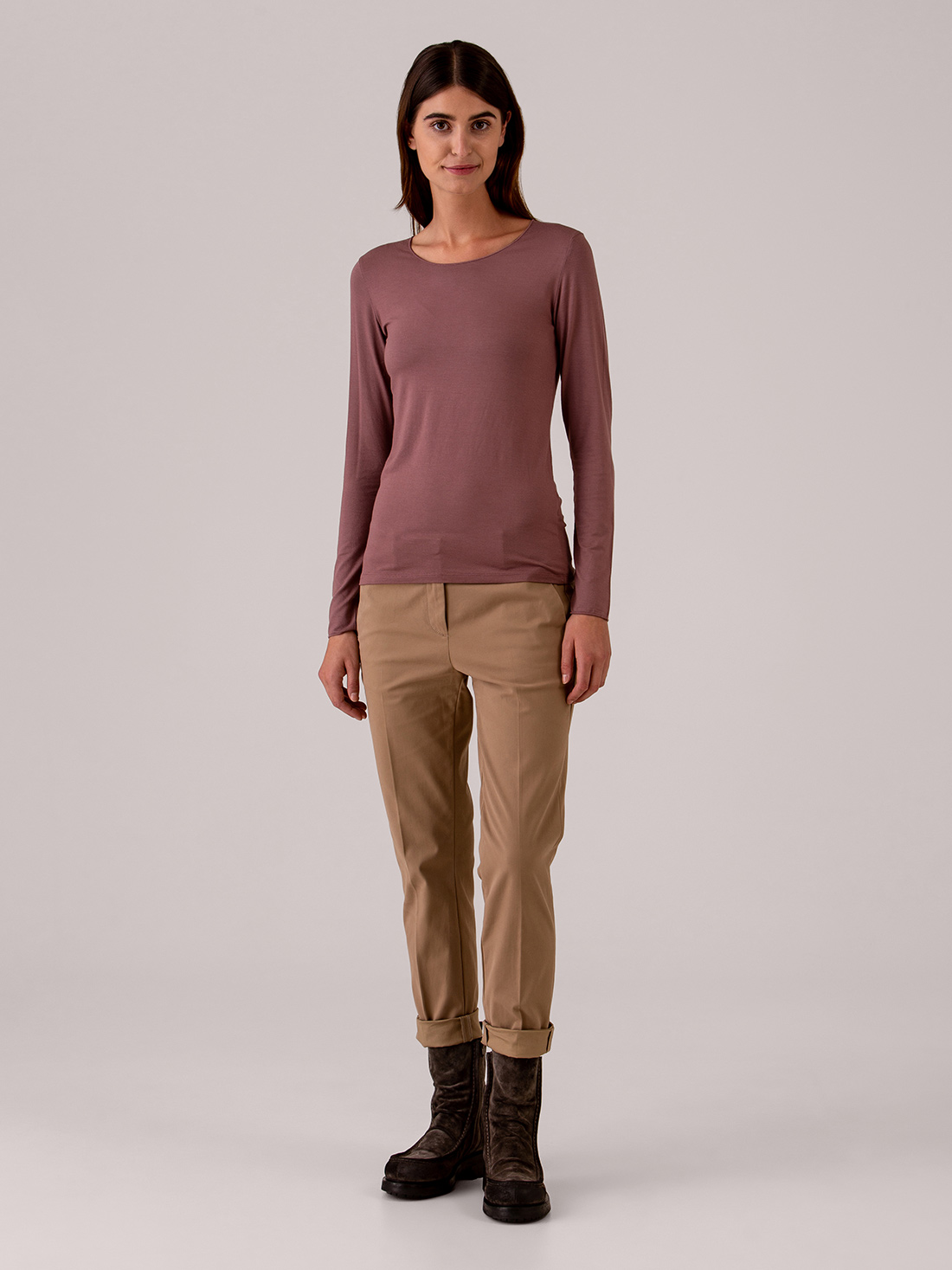 Detailansicht von Langarmshirt von MAJESTIC