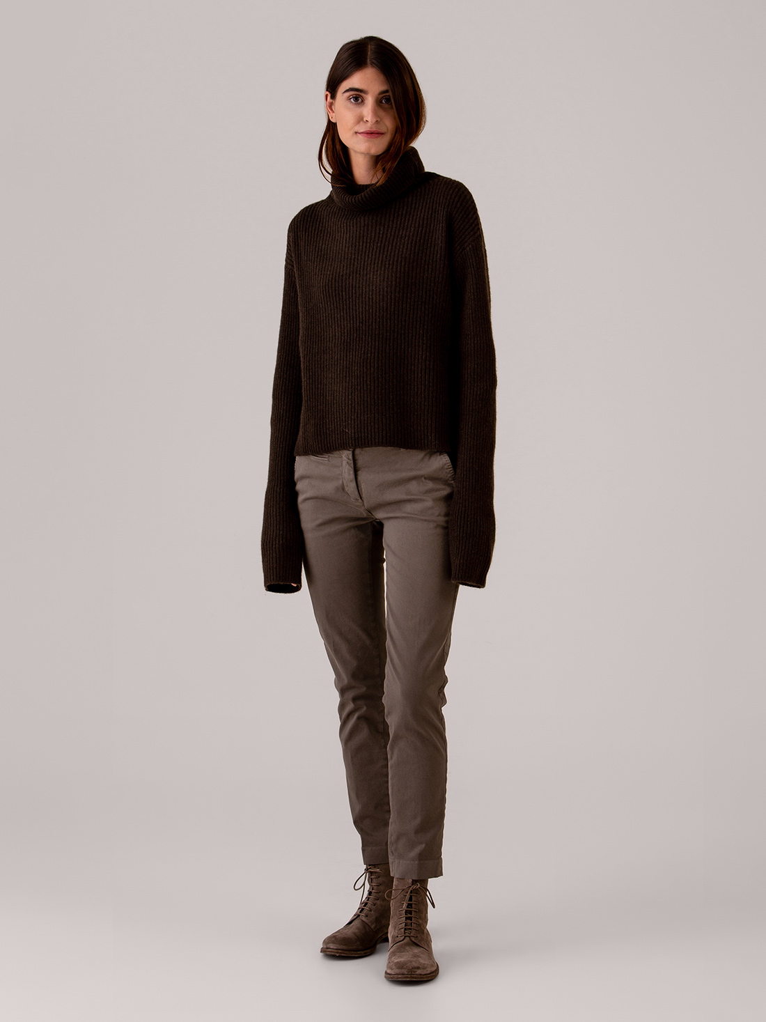 Detailansicht von Rollkragenpullover aus Cashmere von LISA YANG