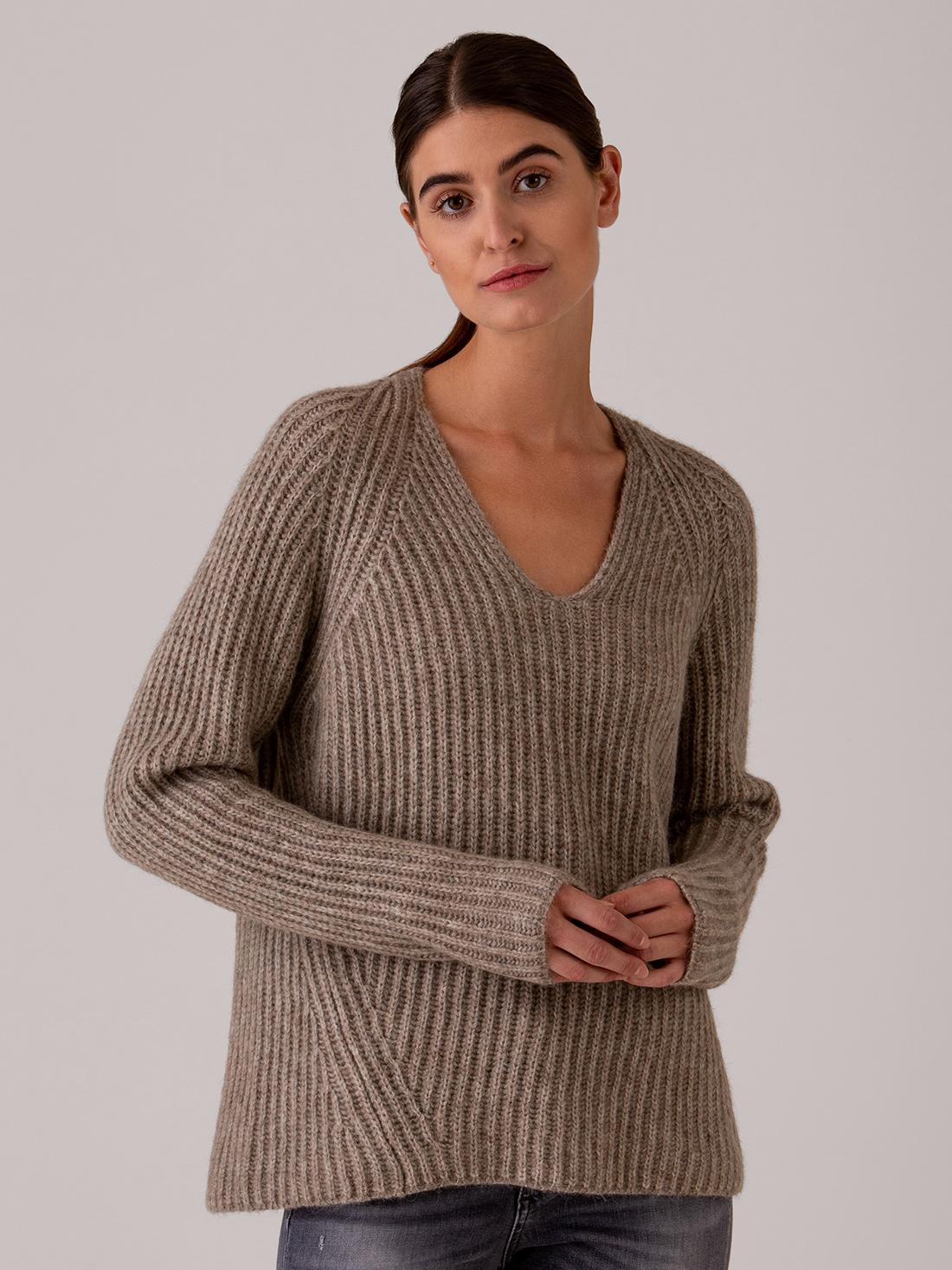 Detailansicht von Pullover aus Alpakawolle von DRYKORN