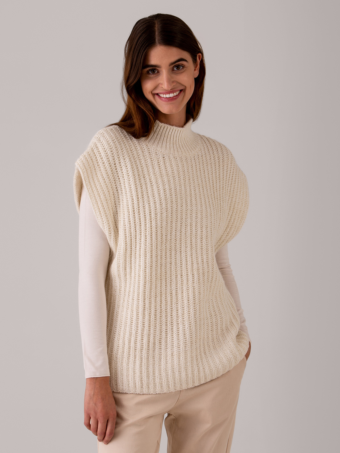 Detailansicht von Pullunder von DES PETITS HAUTS