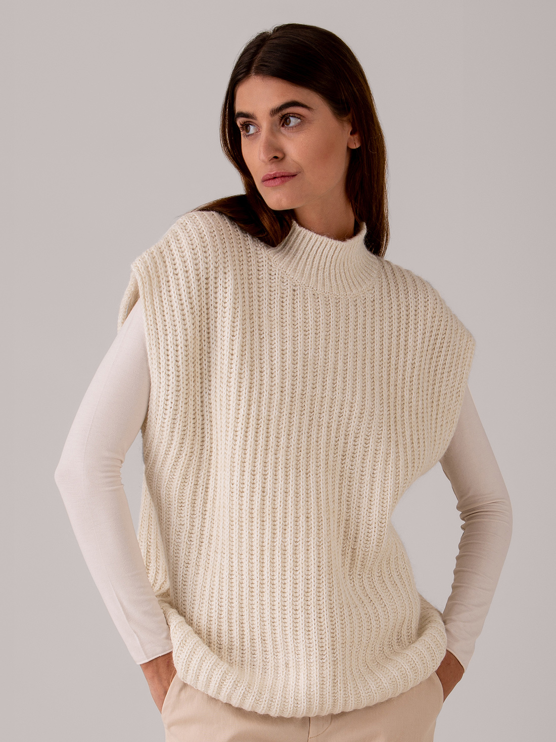 Detailansicht von Pullunder von DES PETITS HAUTS