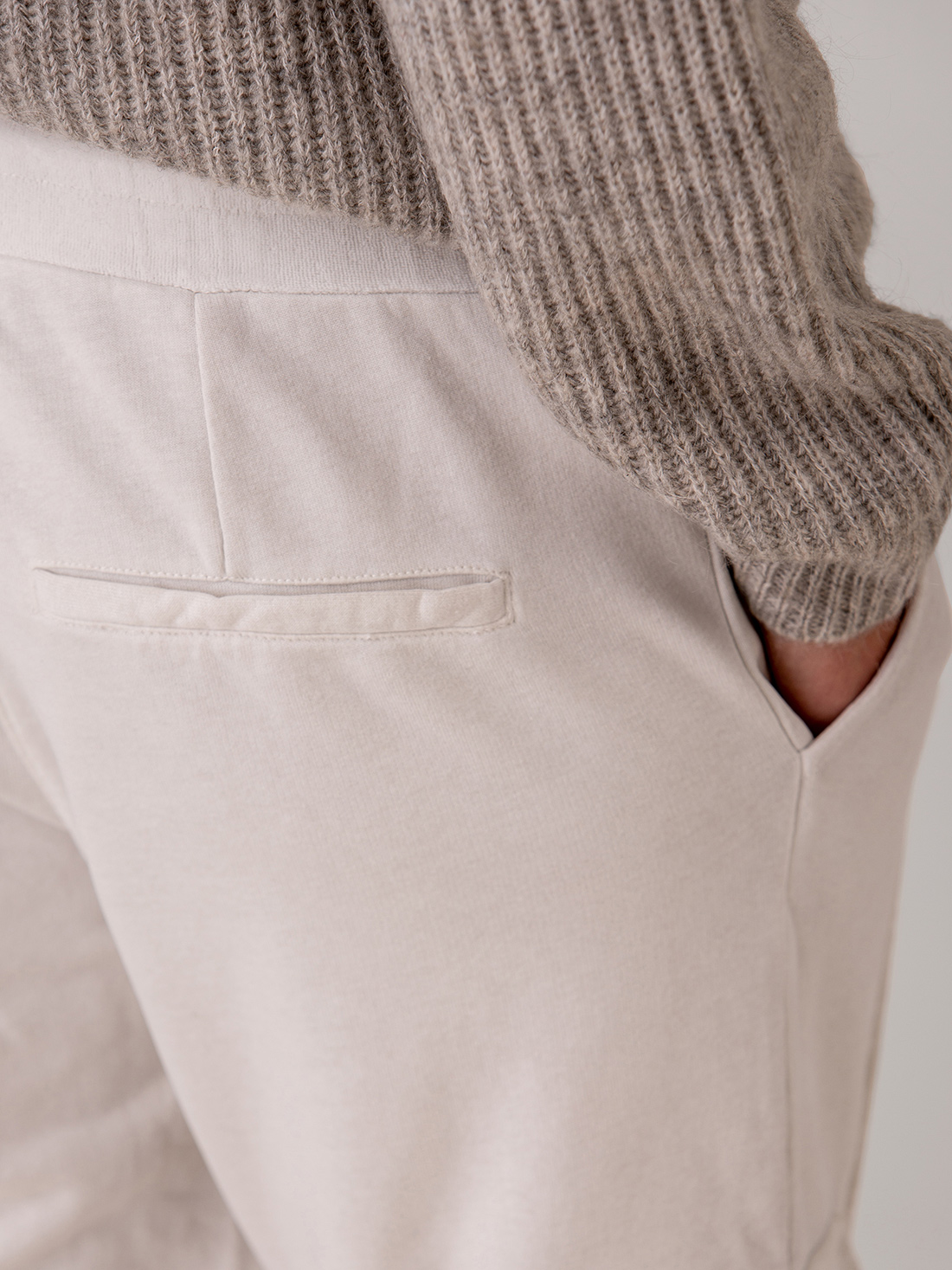 Detailansicht von Sweathose aus Baumwolle von BETTER RICH