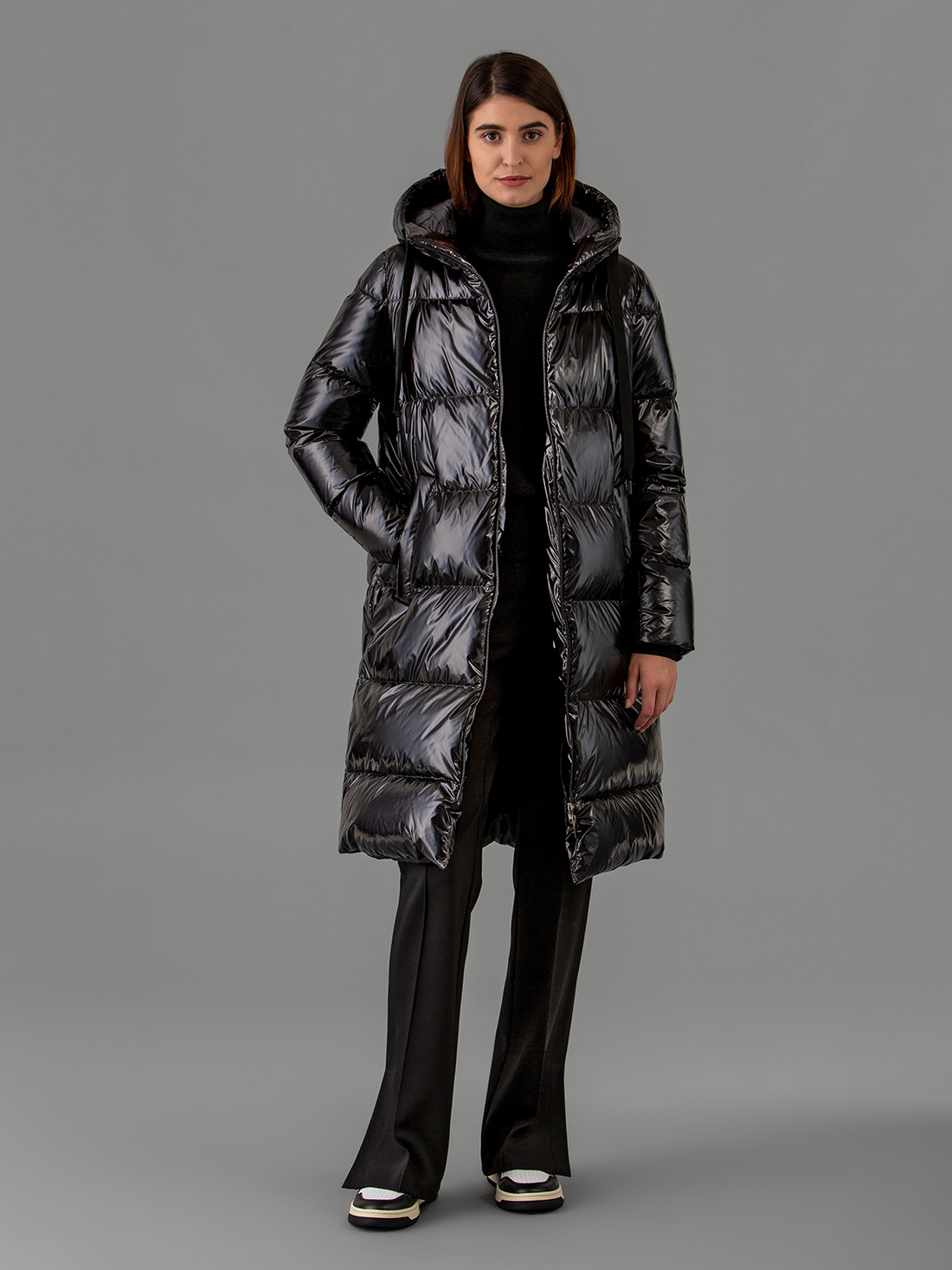 Detailansicht von Langer Daunenmantel von HERNO