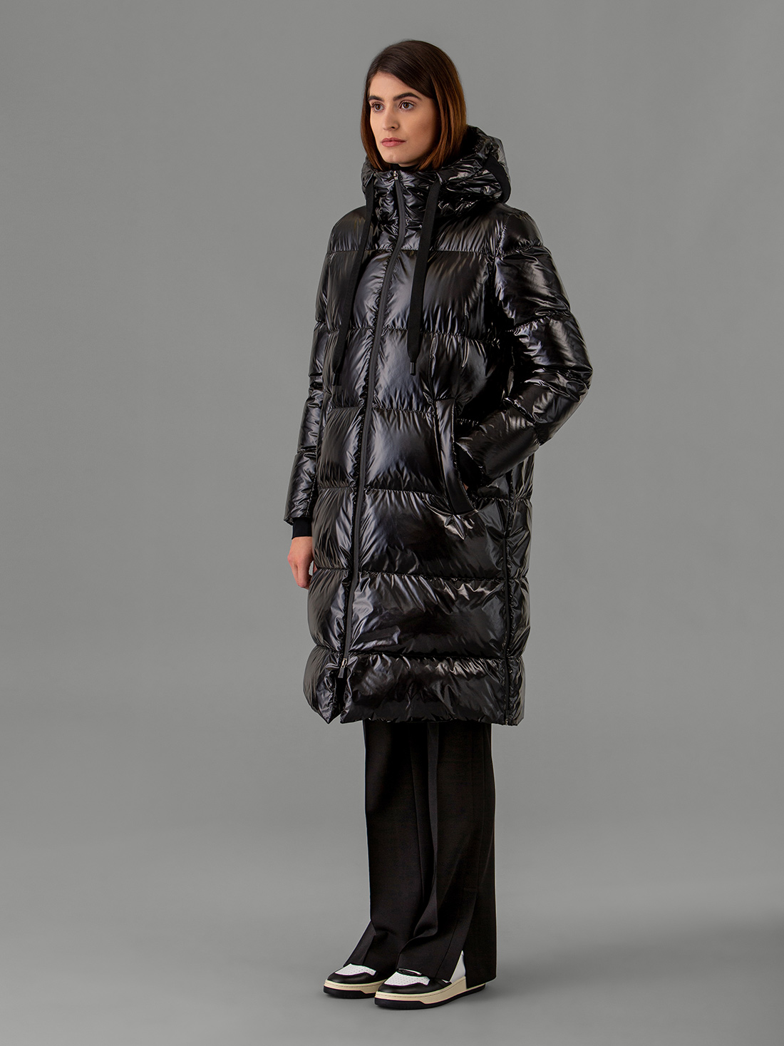 Detailansicht von Langer Daunenmantel von HERNO