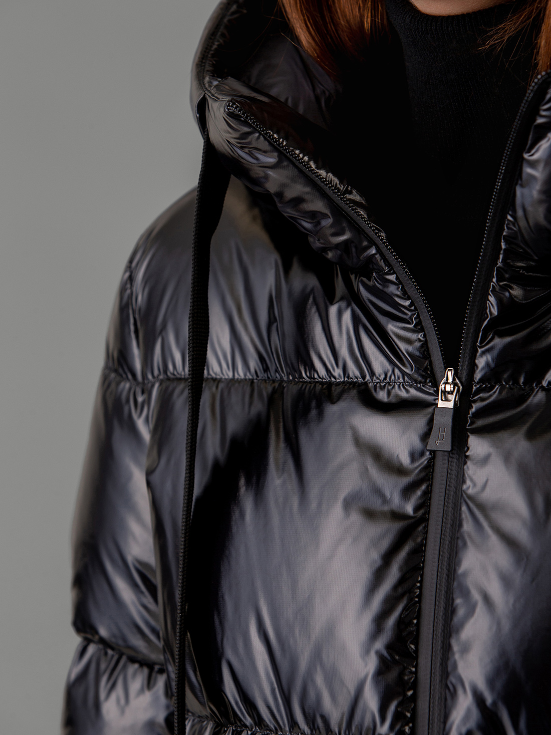 Detailansicht von Langer Daunenmantel von HERNO