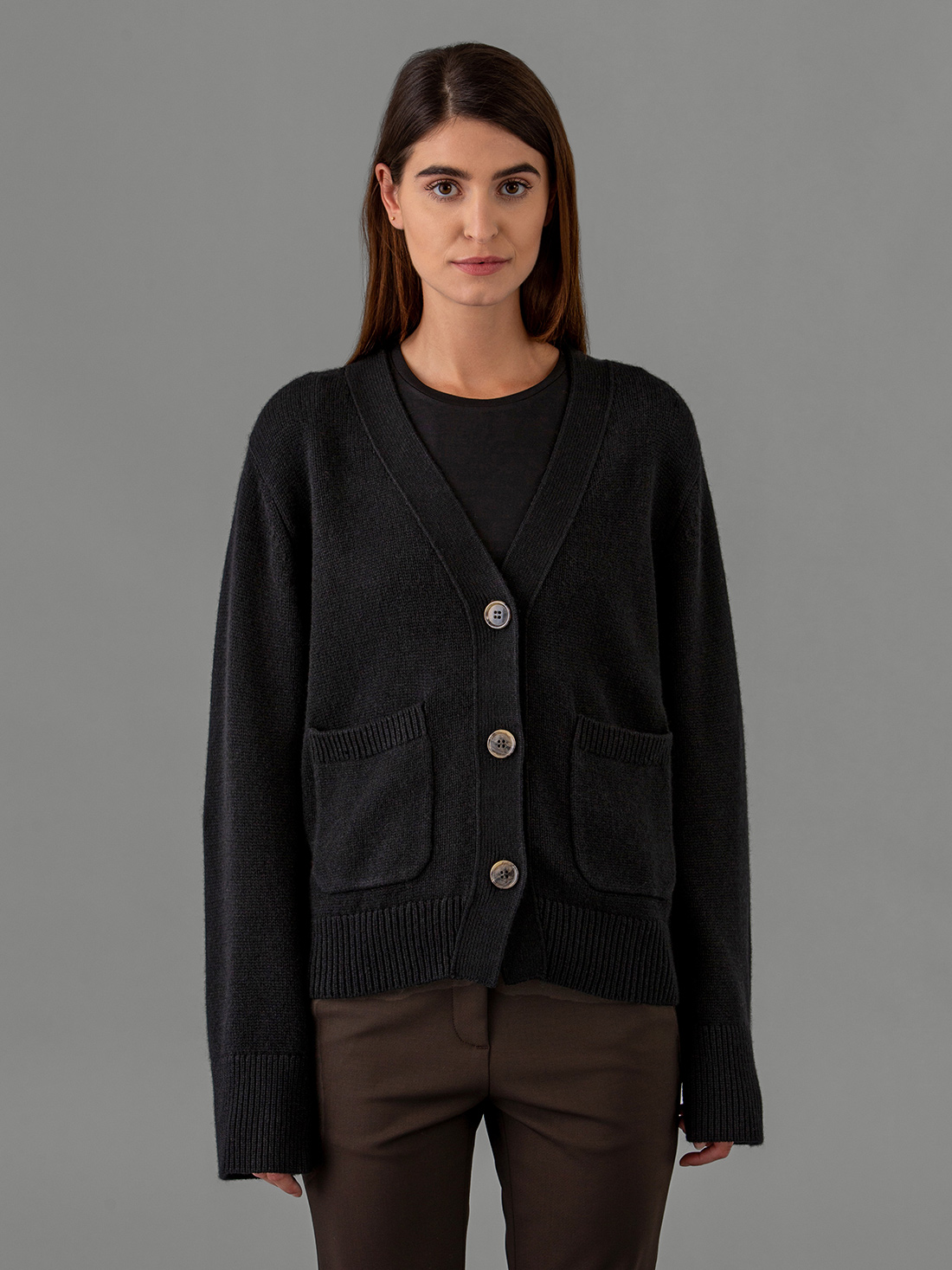 Detailansicht von Strickjacke aus Cashmere von LISA YANG