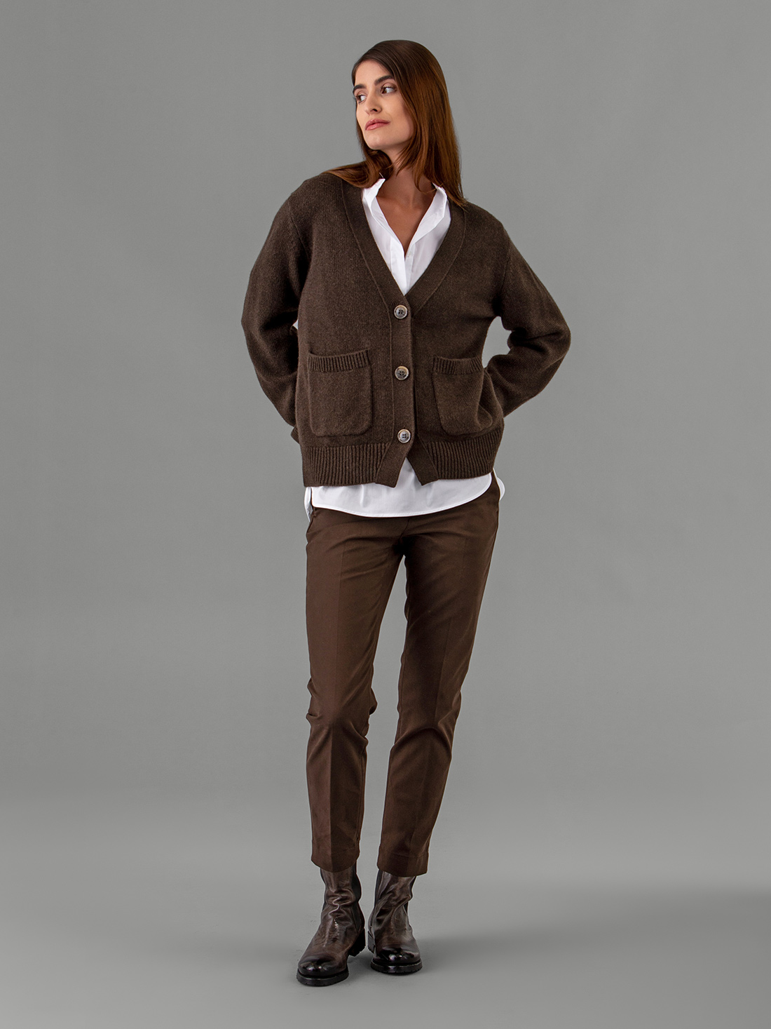 Detailansicht von Strickjacke aus Cashmere von LISA YANG