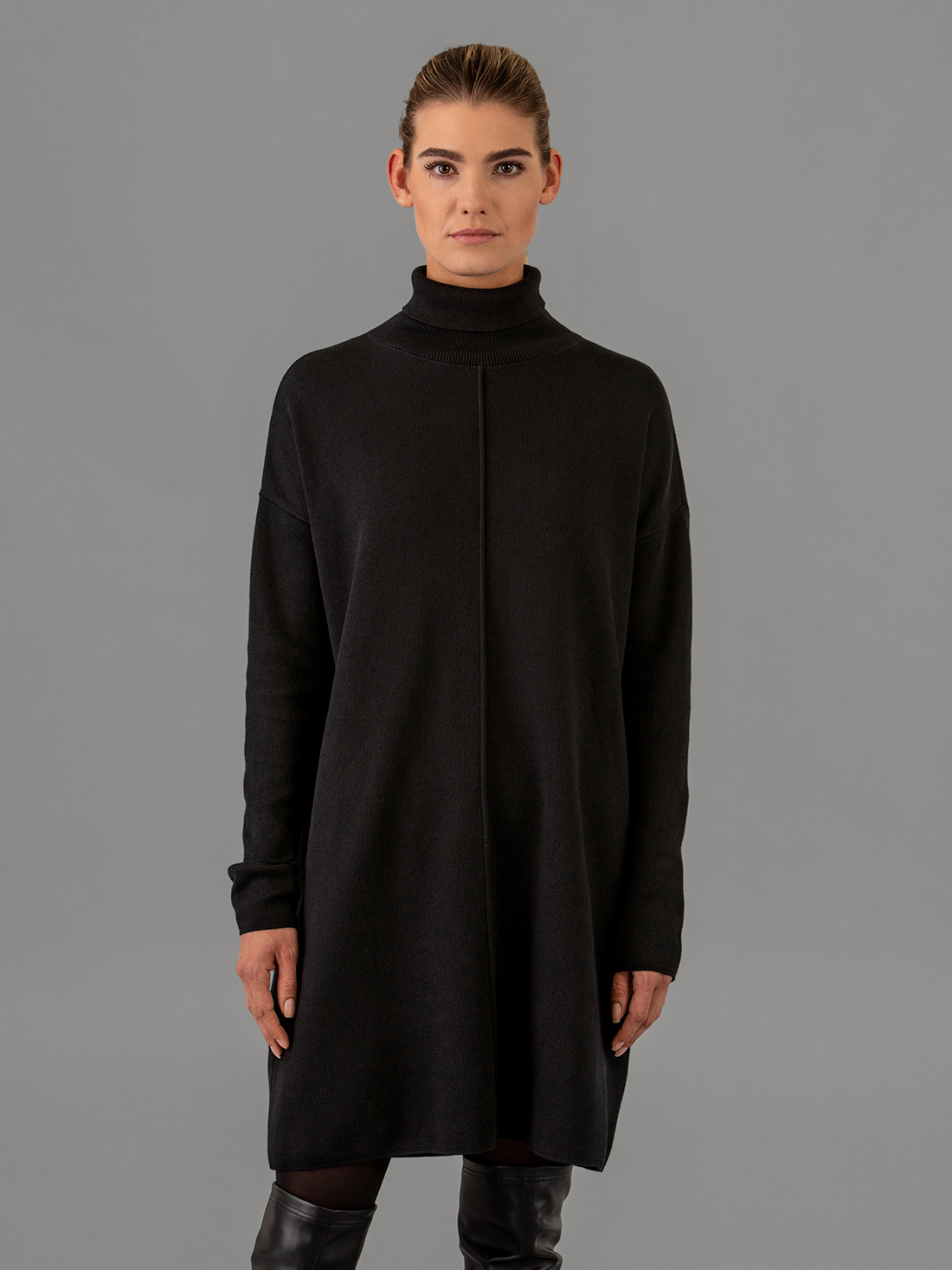 Detailansicht von Kurzes Strickkleid aus Baumwolle von ARMEDANGELS