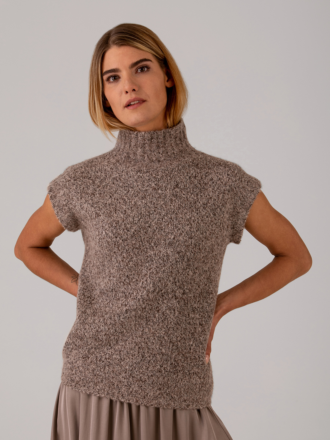Detailansicht von Pullunder aus Cashmere von JC SOPHIE