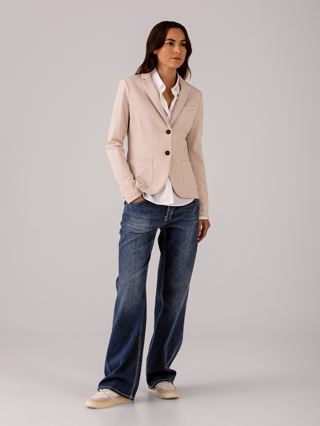 Detailansicht von Blazer aus Baumwolle von DANIELS