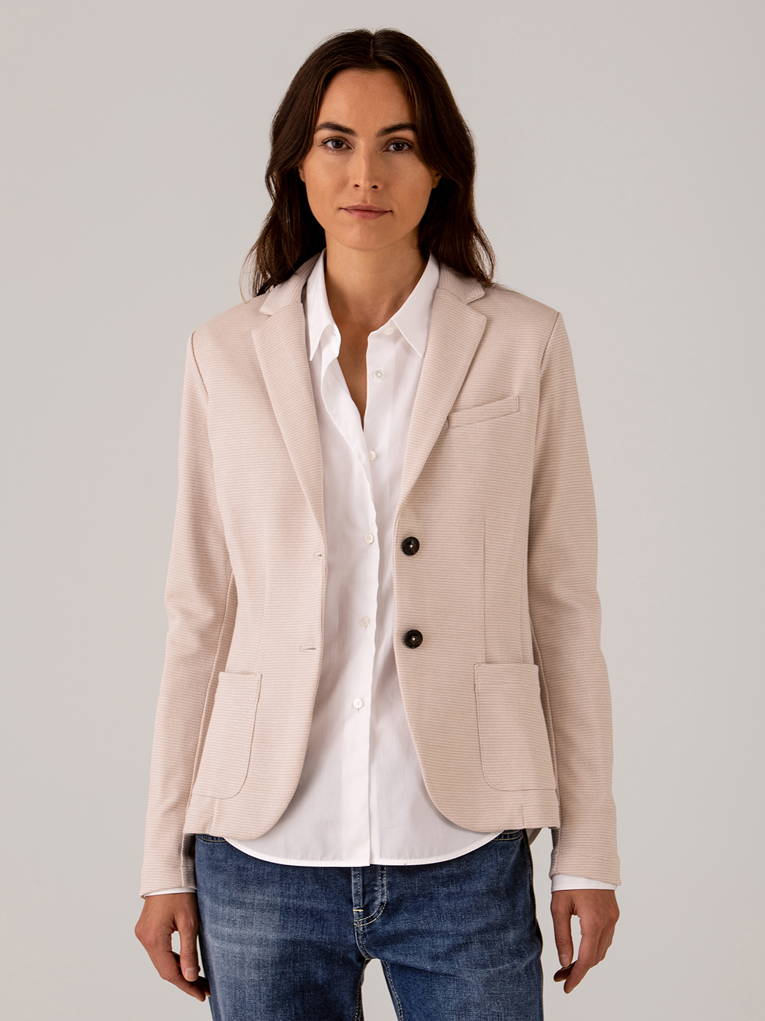 Detailansicht von Blazer aus Baumwolle von DANIELS