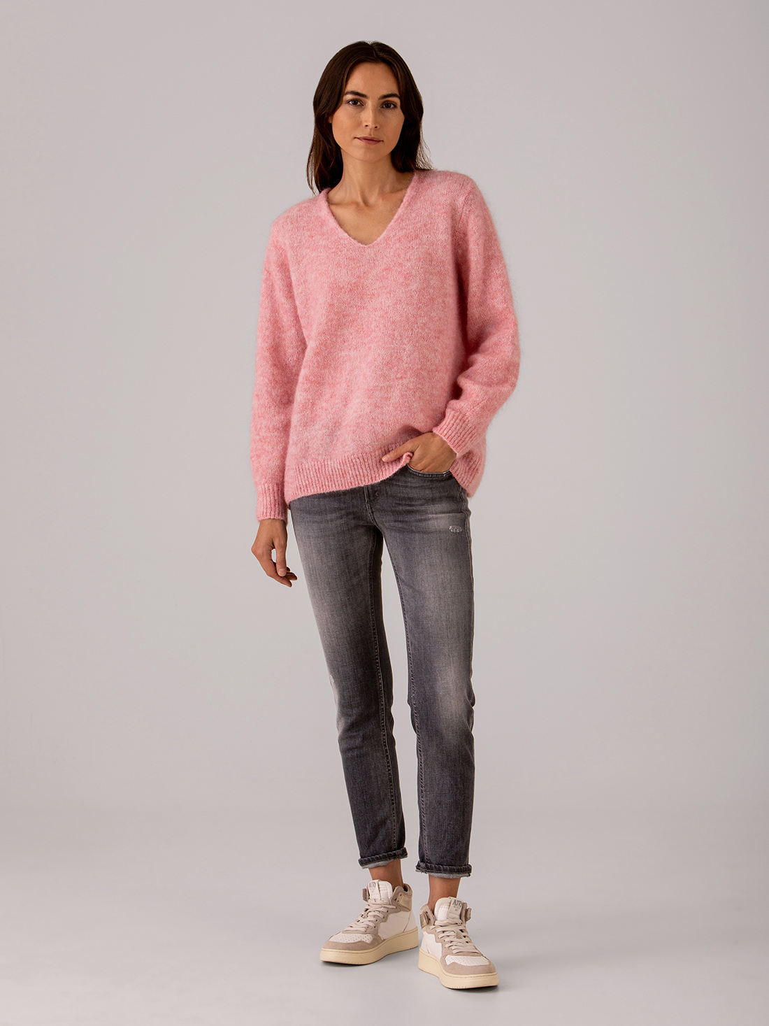 Detailansicht von Pullover aus Mohair von DES PETITS HAUTS