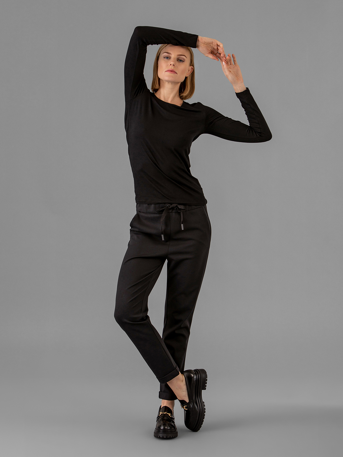 Detailansicht von Langarmshirt von MAJESTIC