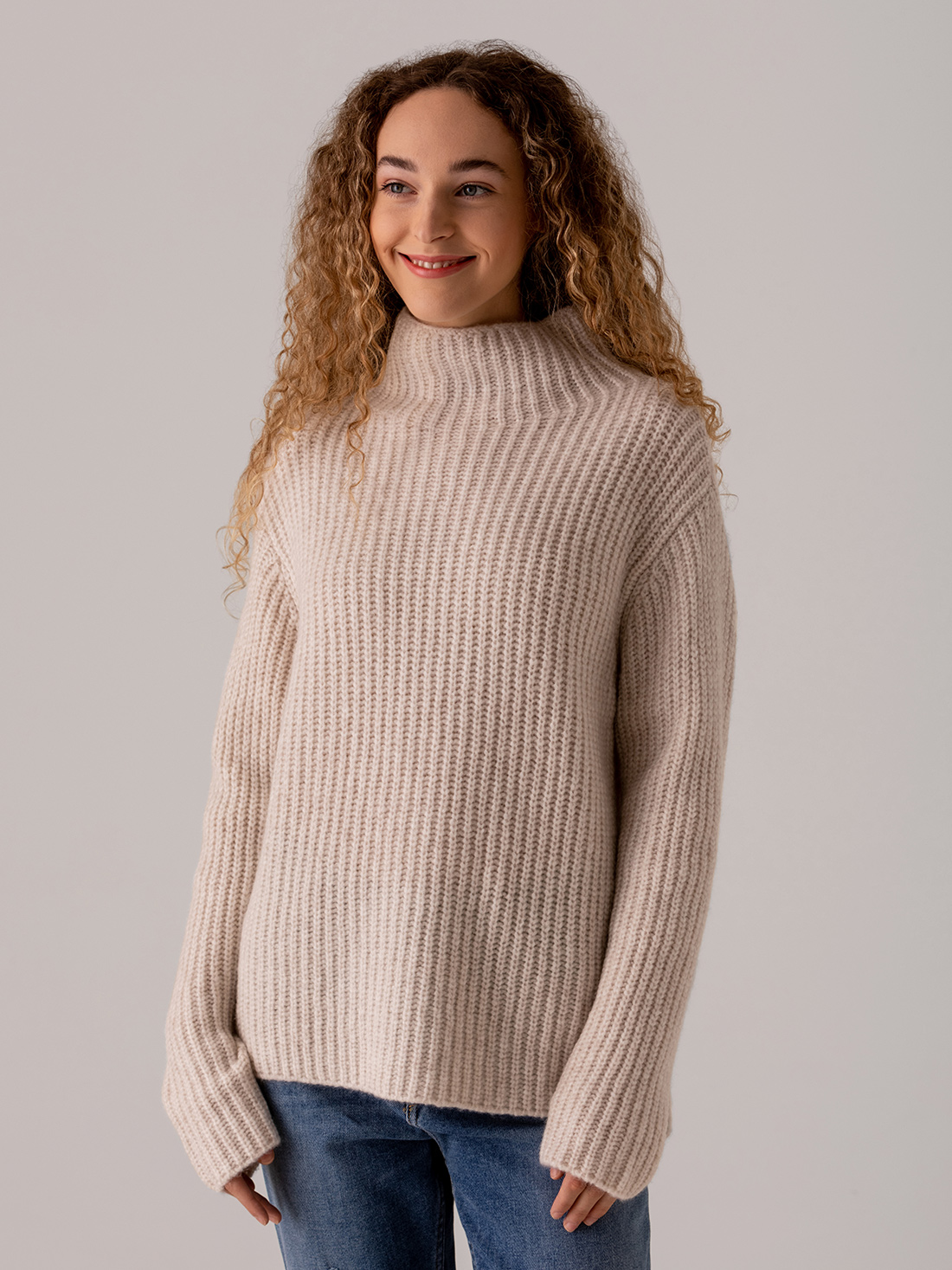 Detailansicht von Turtleneck Pullover aus Wolle von BETTER RICH