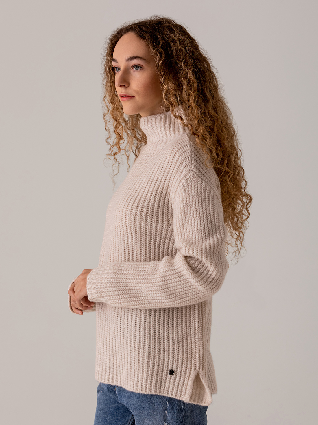 Detailansicht von Turtleneck Pullover aus Wolle von BETTER RICH