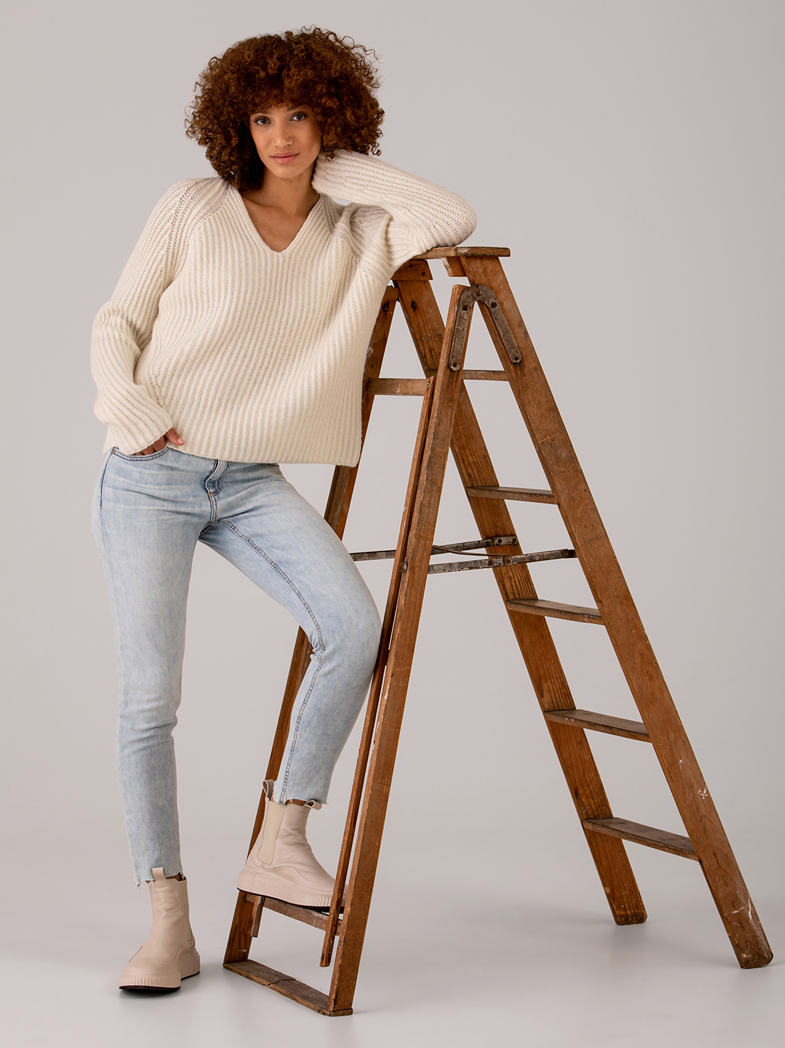 Detailansicht von Pullover aus Alpakawolle von DRYKORN