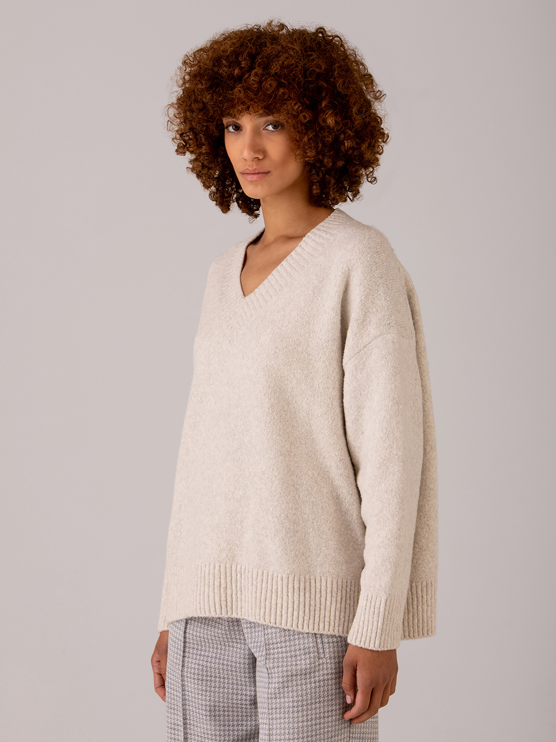 Detailansicht von Oversize Pullover aus Baumwolle von BETTER RICH