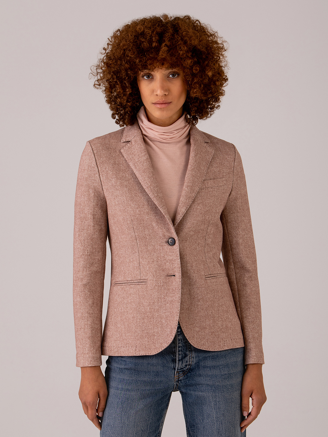 Detailansicht von Blazer aus Baumwolle von CIRCOLO