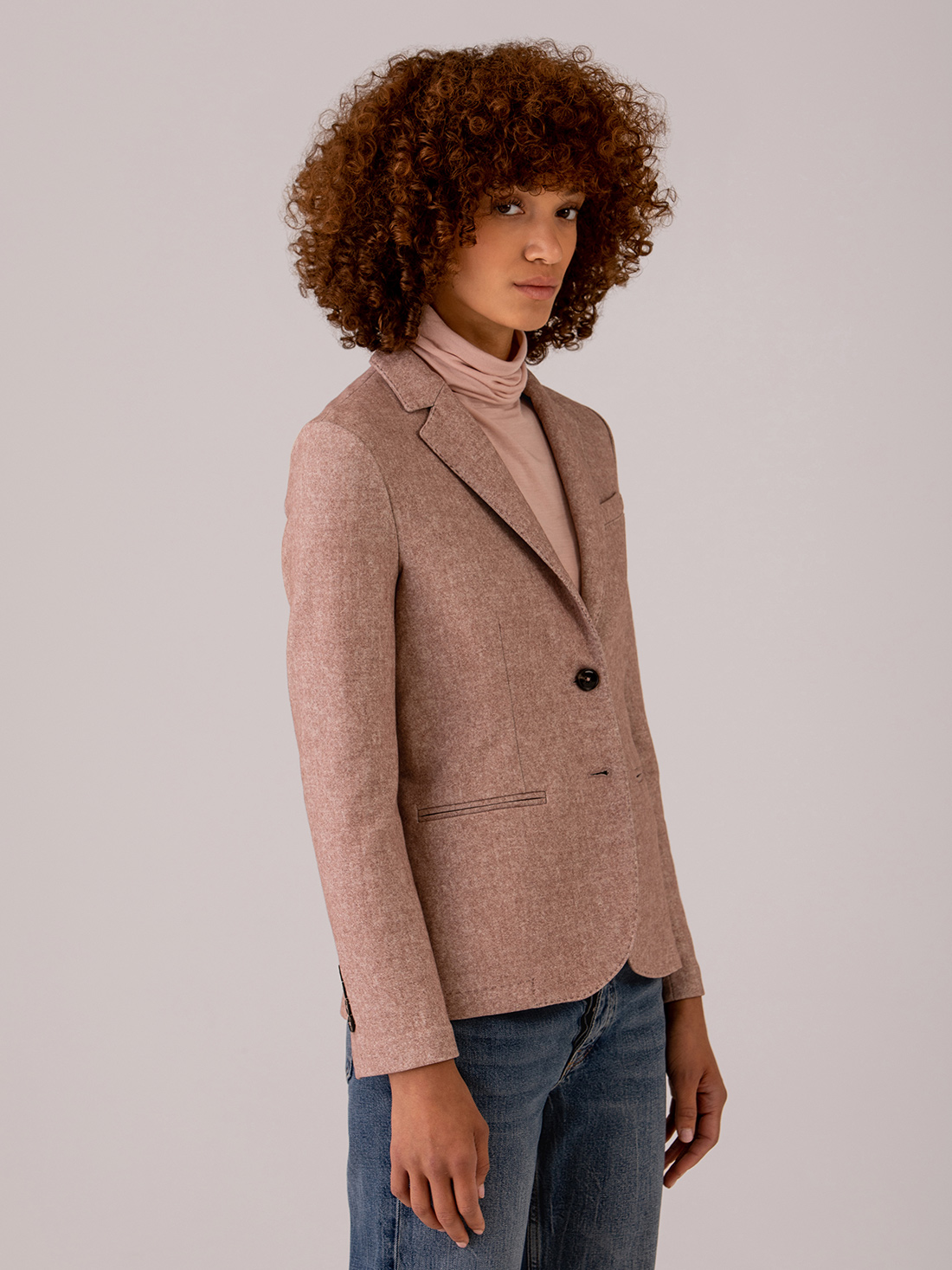 Detailansicht von Blazer aus Baumwolle von CIRCOLO