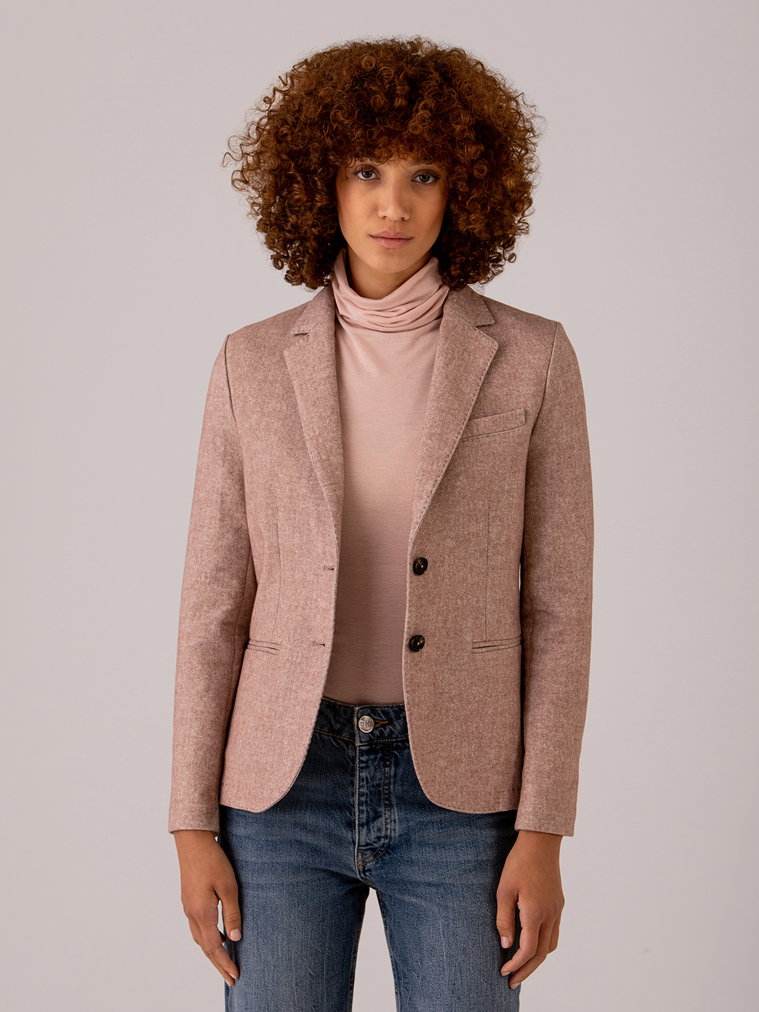 Detailansicht von Blazer aus Baumwolle von CIRCOLO