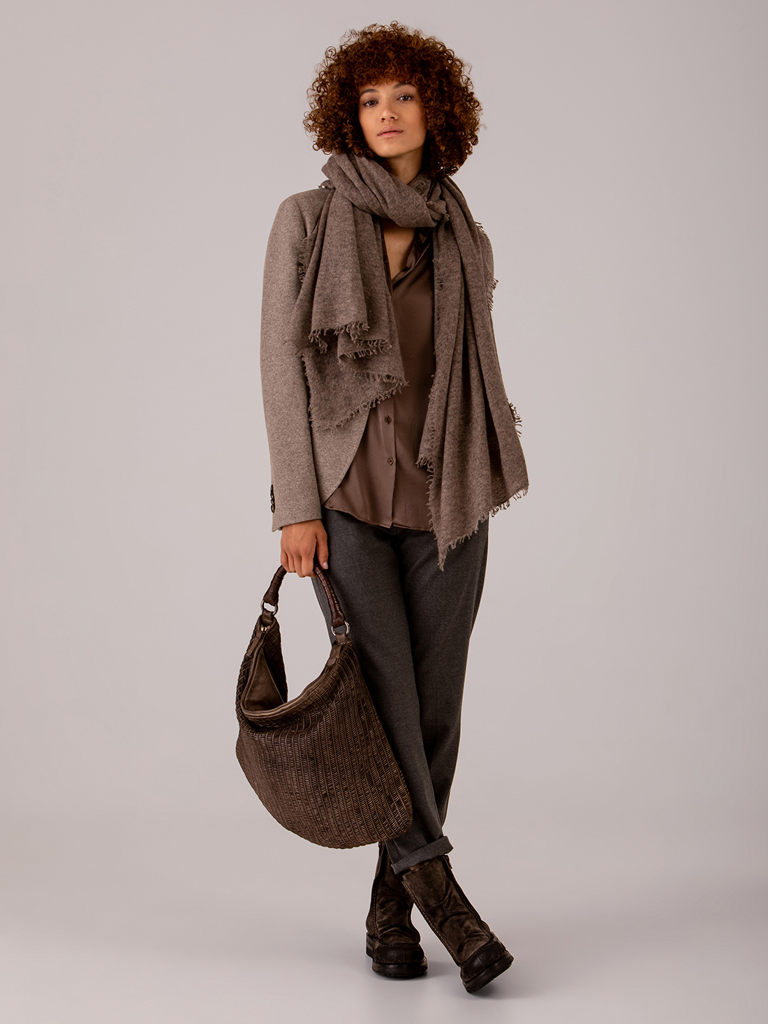 Detailansicht von Seidenbluse von DANIELS