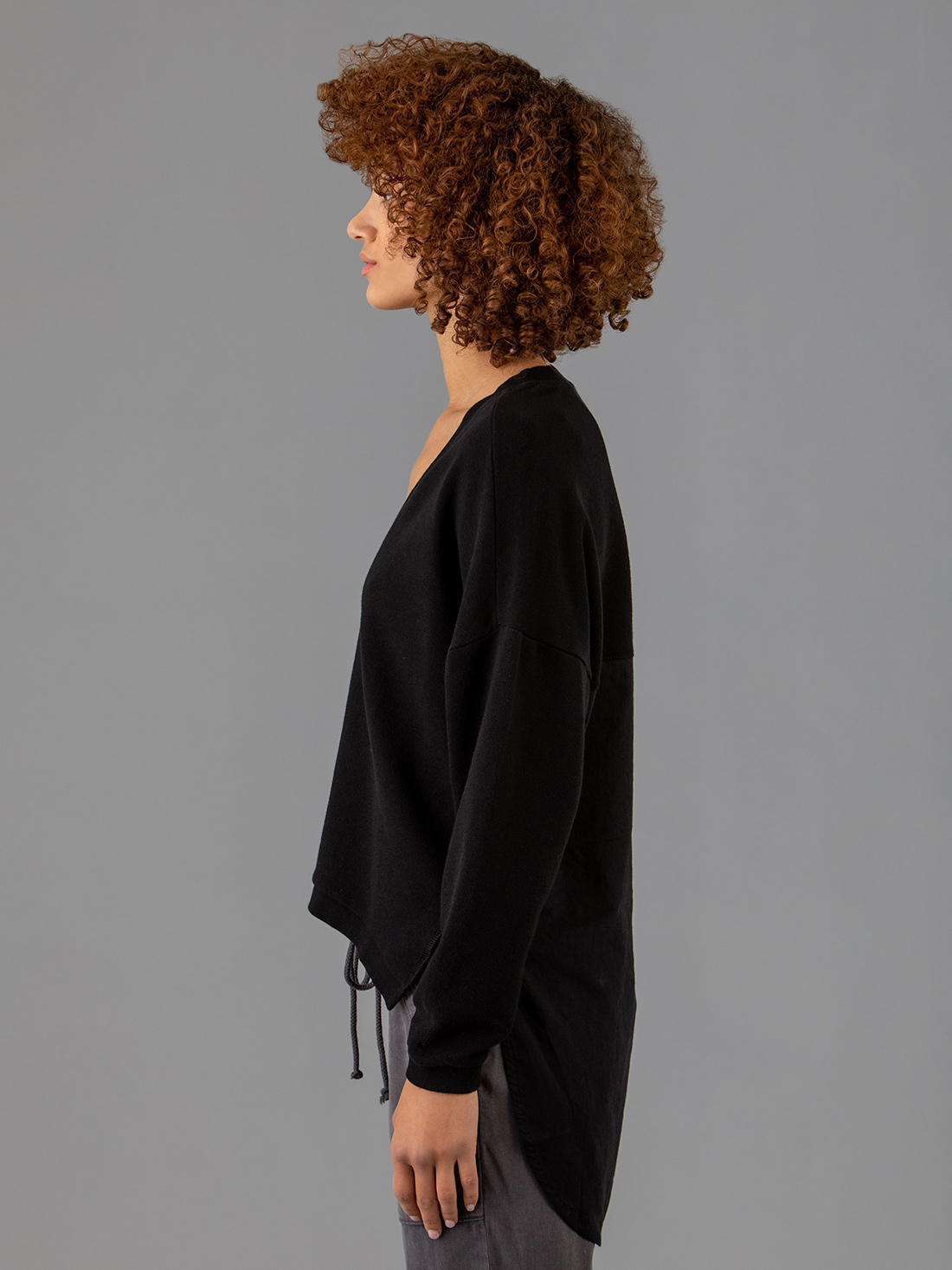 Detailansicht von Sweatshirt aus Baumwolle von 10 DAYS