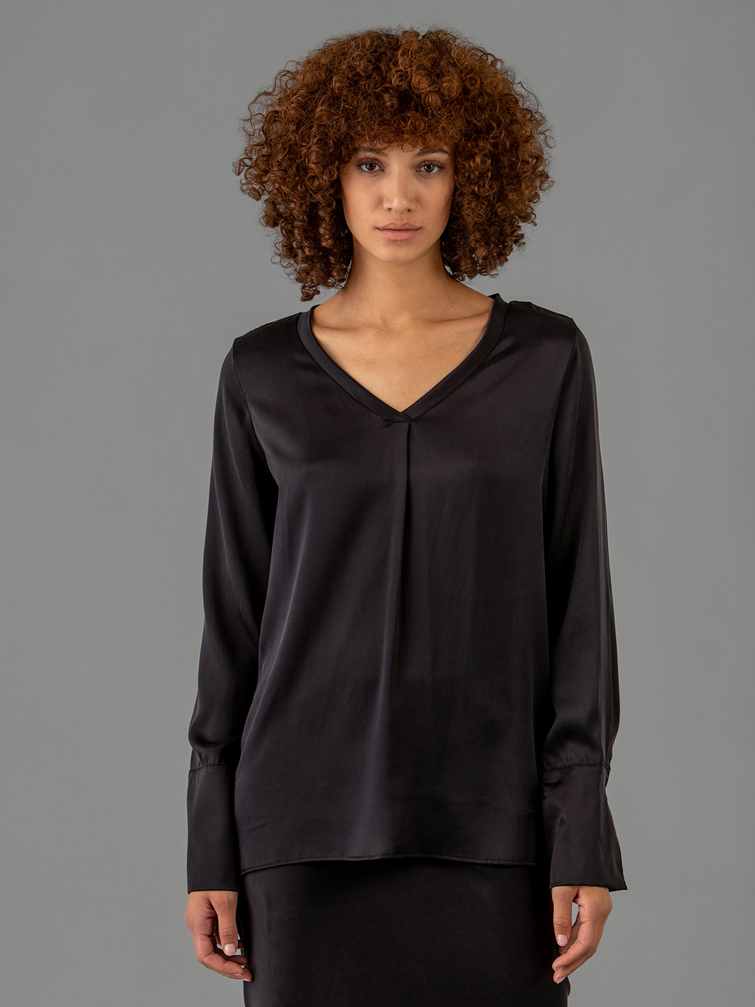 Detailansicht von Seidenbluse von DANIELS