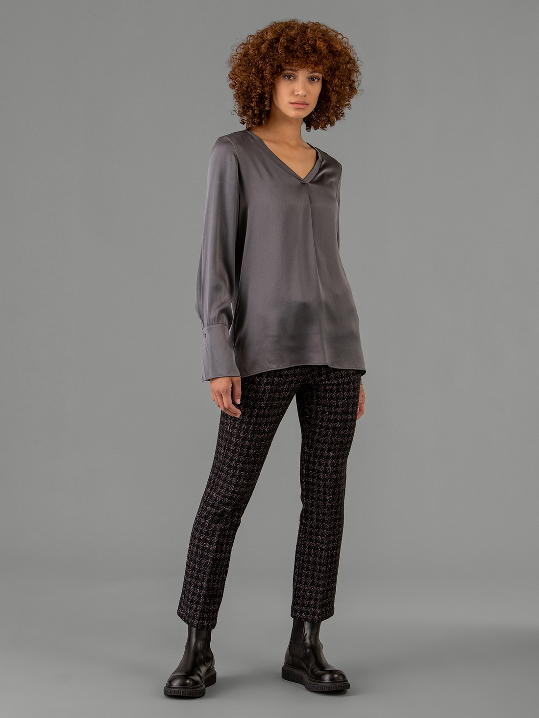 Detailansicht von Seidenbluse von DANIELS