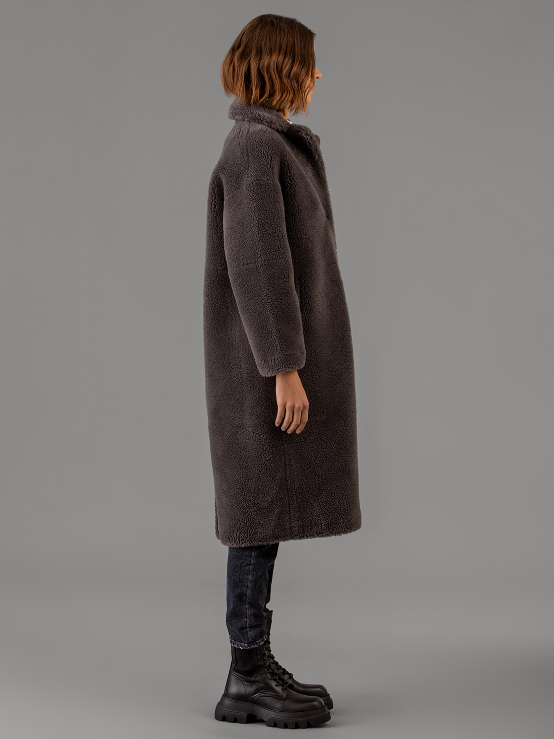 Detailansicht von Wendbarer Teddy-Mantel von ARMA