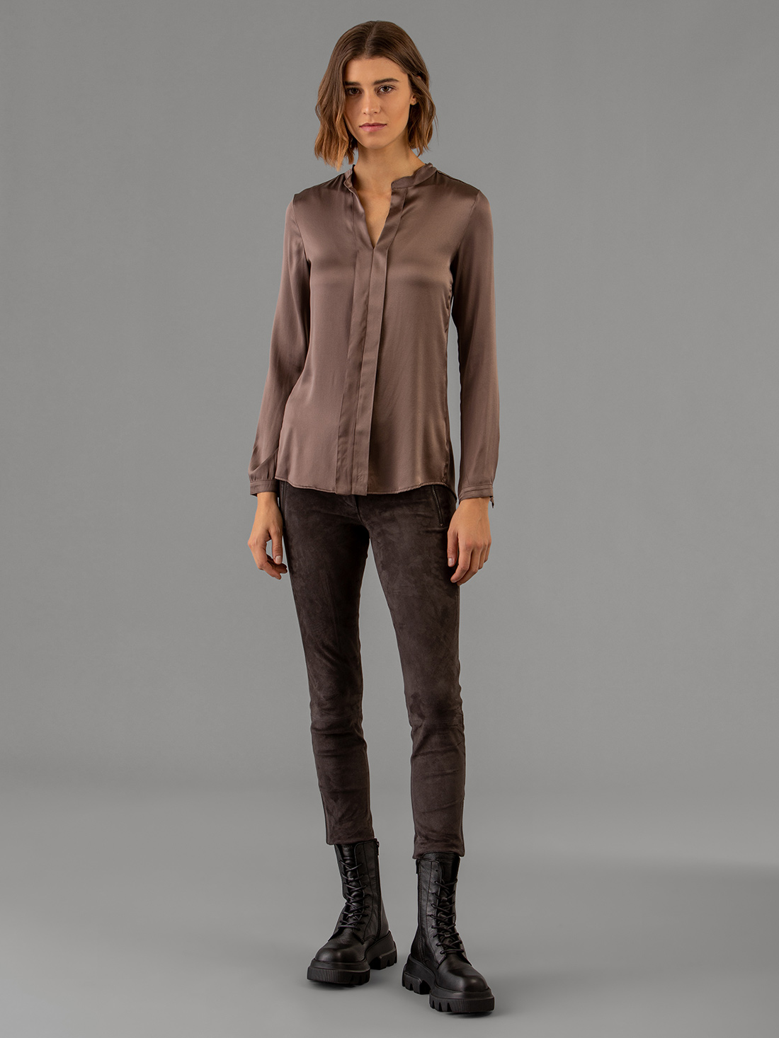 Detailansicht von Seidenbluse von DANIELS